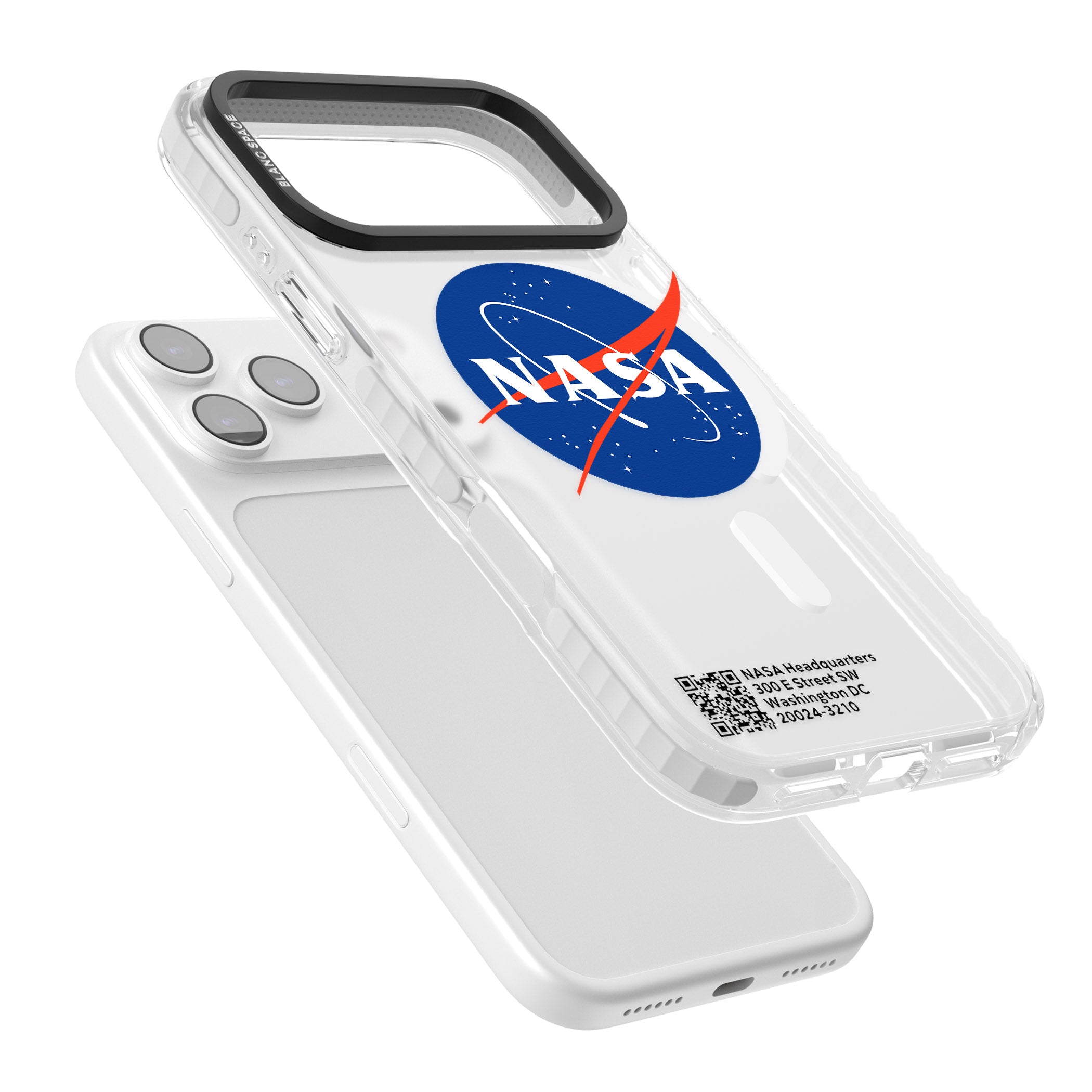 Nasa Meatball iPhone 17 Pro Max Impact Pro Clear Phone Case Colours