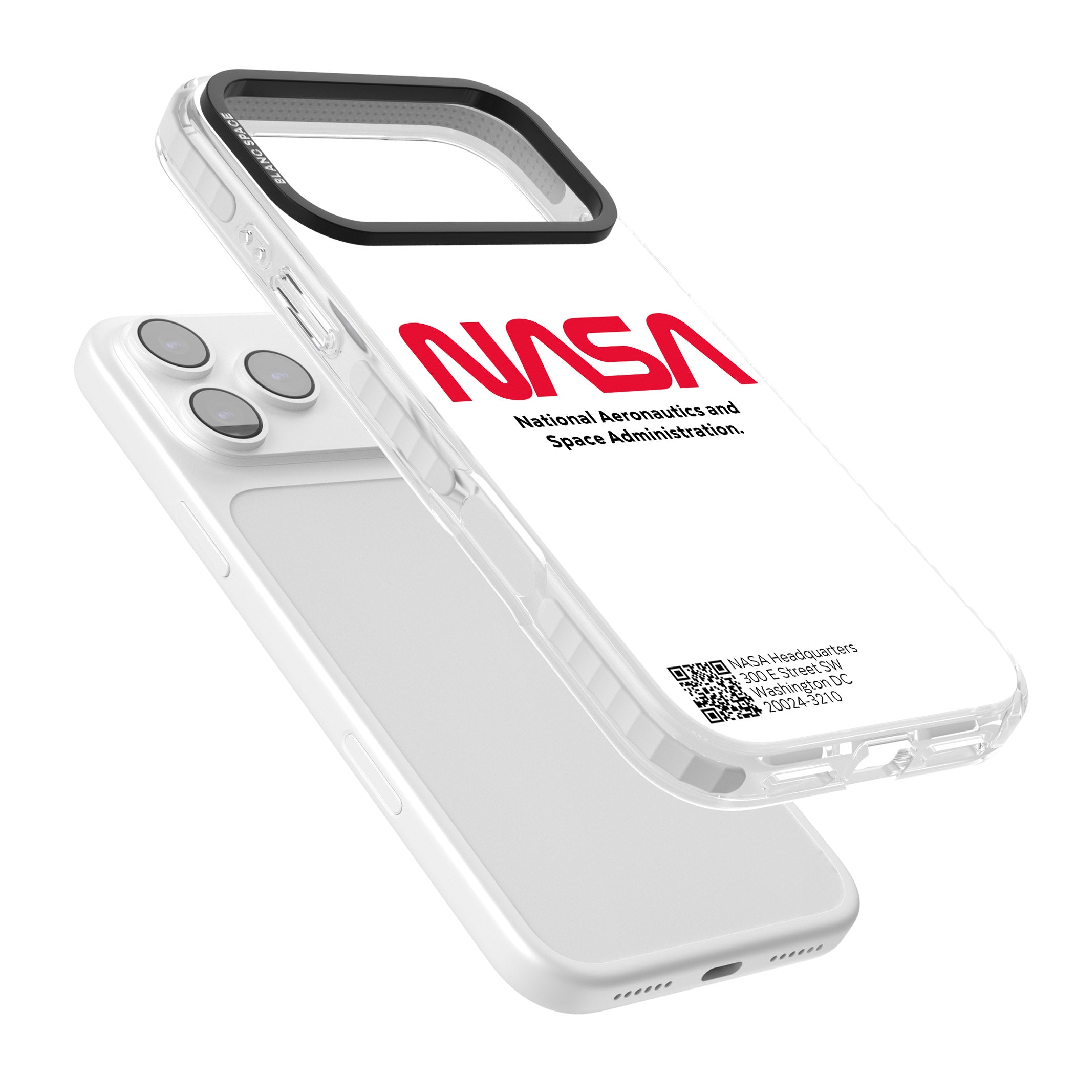 Nasa The Worm iPhone 17 Pro Max Impact Pro Clear Phone Case Colours
