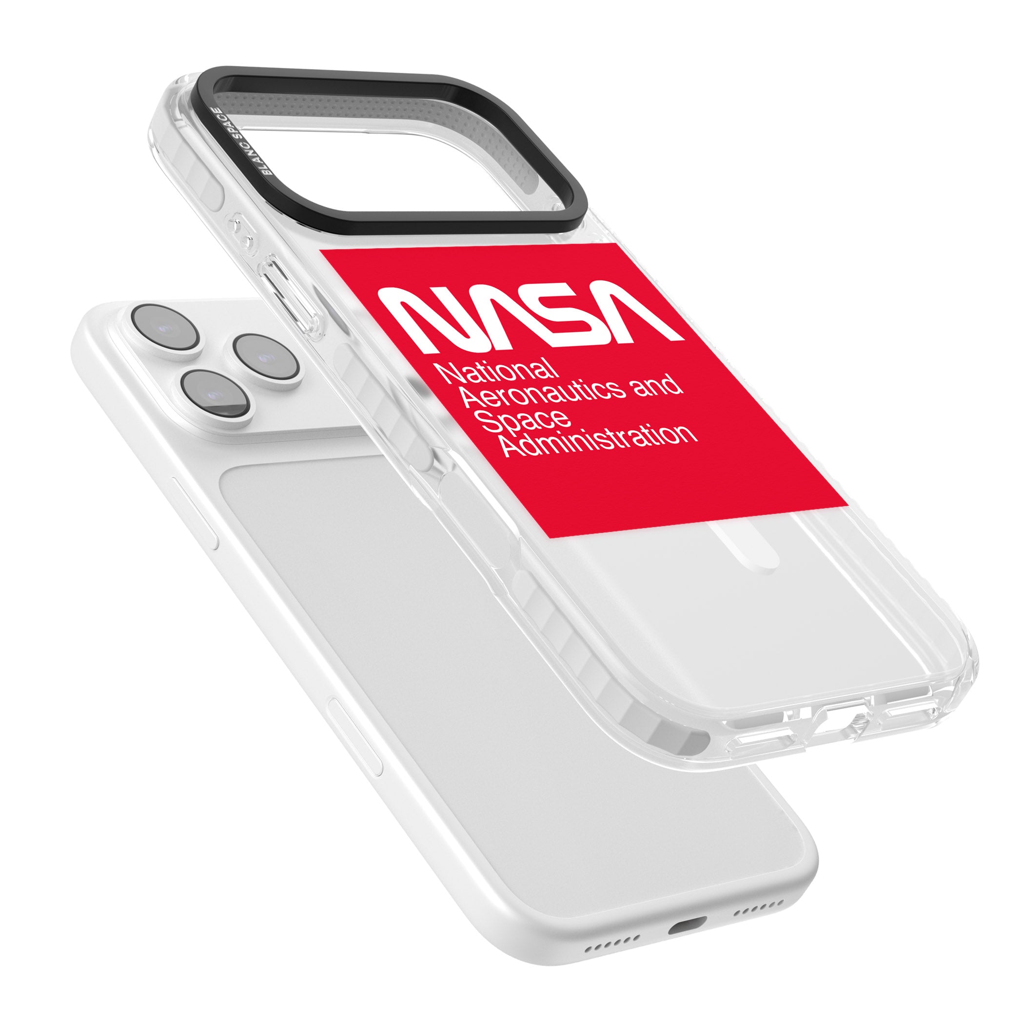 Nasa The Worm Box iPhone 17 Pro Max Impact Pro Clear Phone Case Colours
