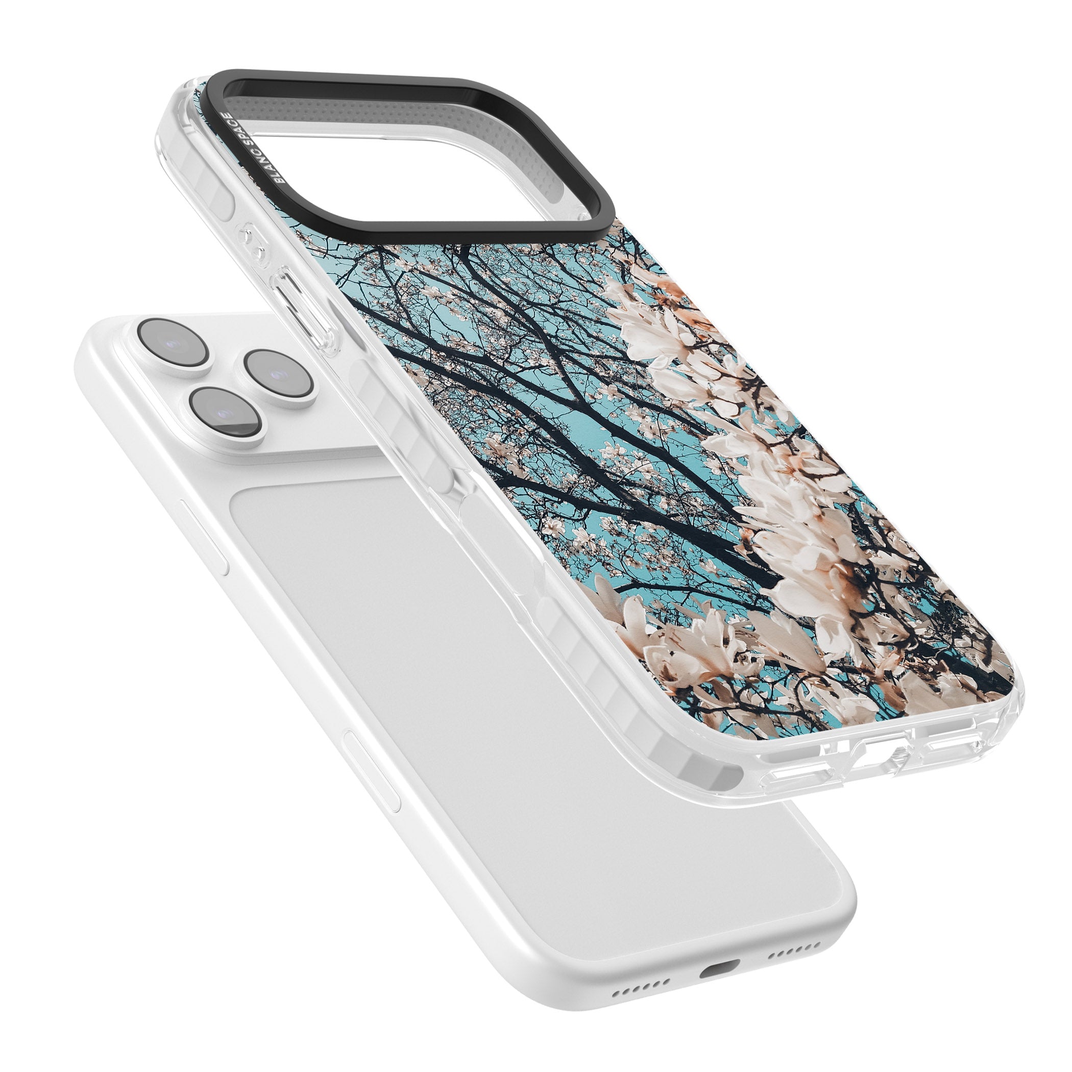 Magnolia Bloom iPhone 17 Pro Max Impact Pro Clear Phone Case Colours
