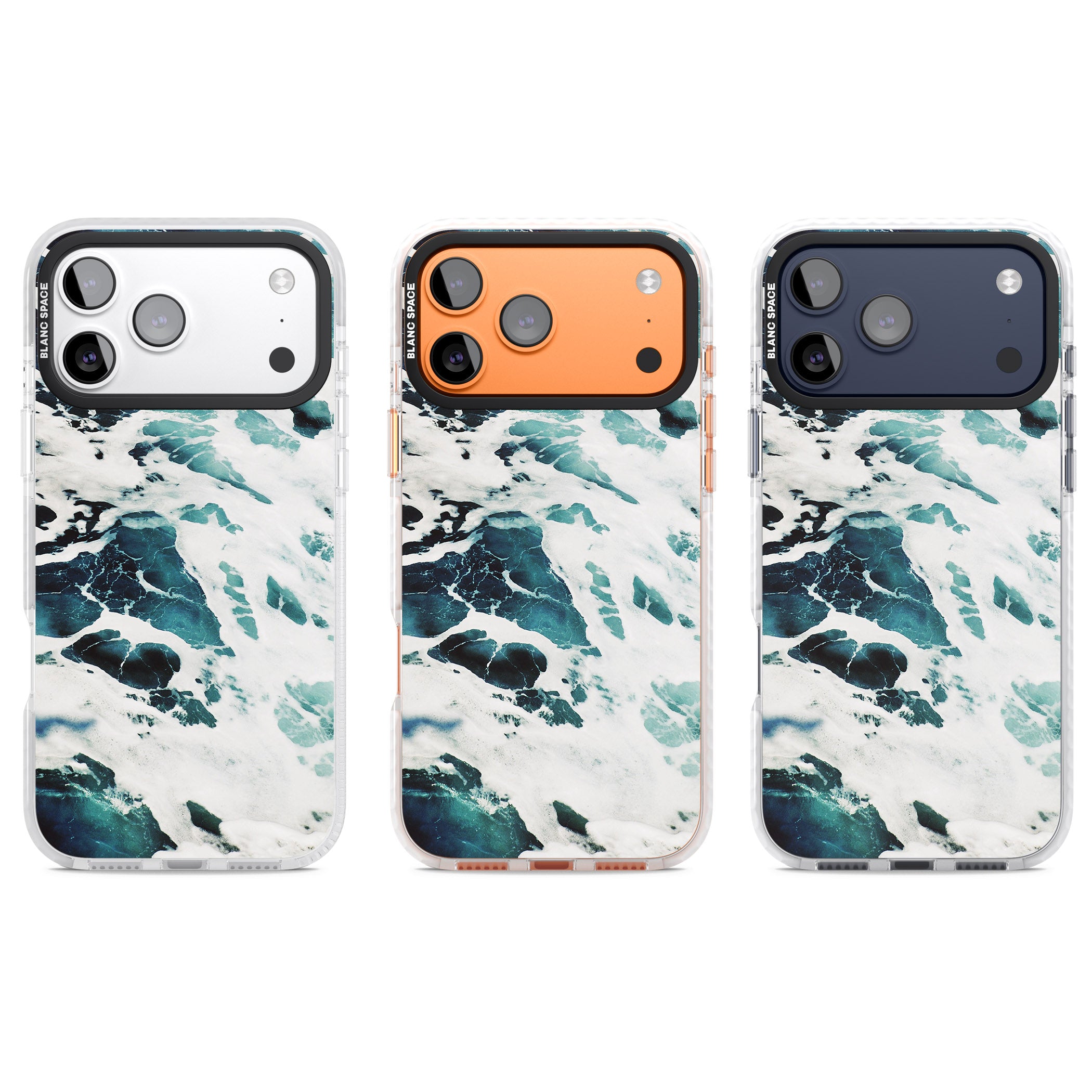 Ocean Surge iPhone 17 Pro Impact Pro Clear Phone Case APT Impact Protection