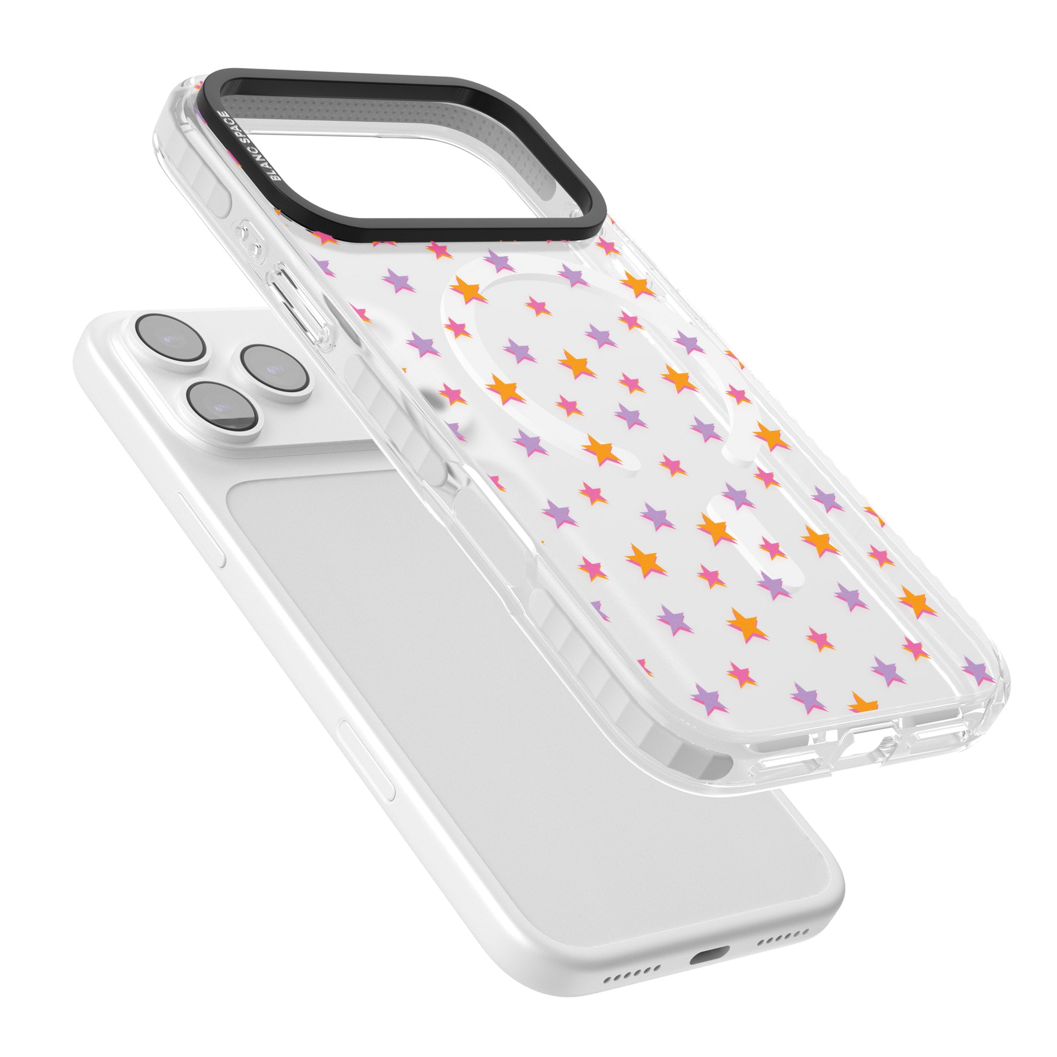 Spangling Stars Pattern iPhone 17 Pro Max Impact Pro Clear Phone Case Colours