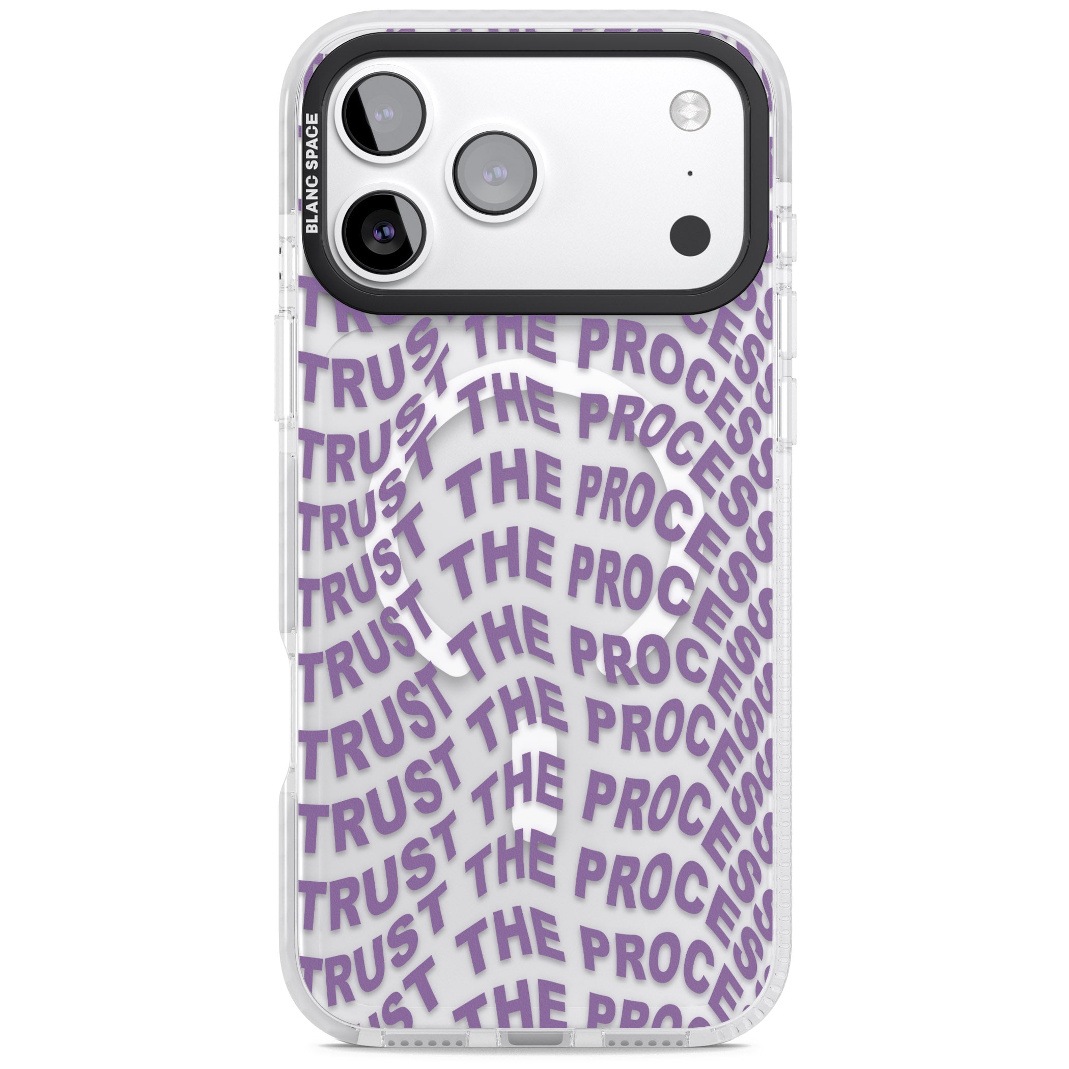 Trust The Process iPhone 17 Pro Max Impact Pro Clear Phone Case