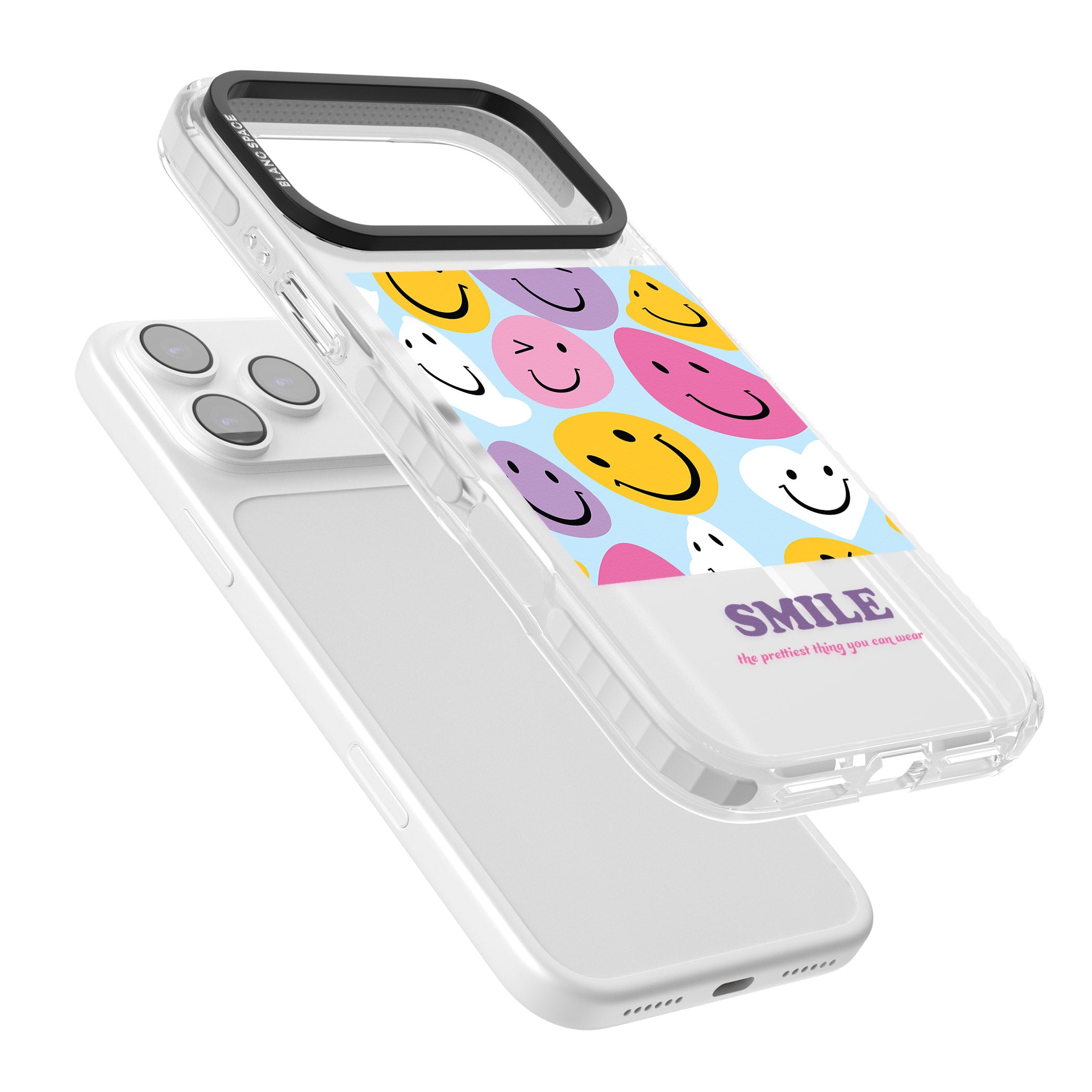 A Smile iPhone 17 Pro Max Impact Pro Clear Phone Case Colours