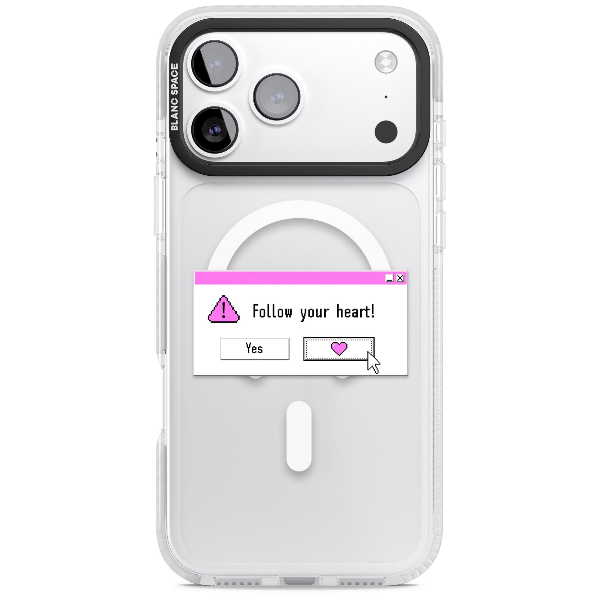 Follow Your Heart.Exe iPhone 17 Pro Max Impact Pro Clear Phone Case