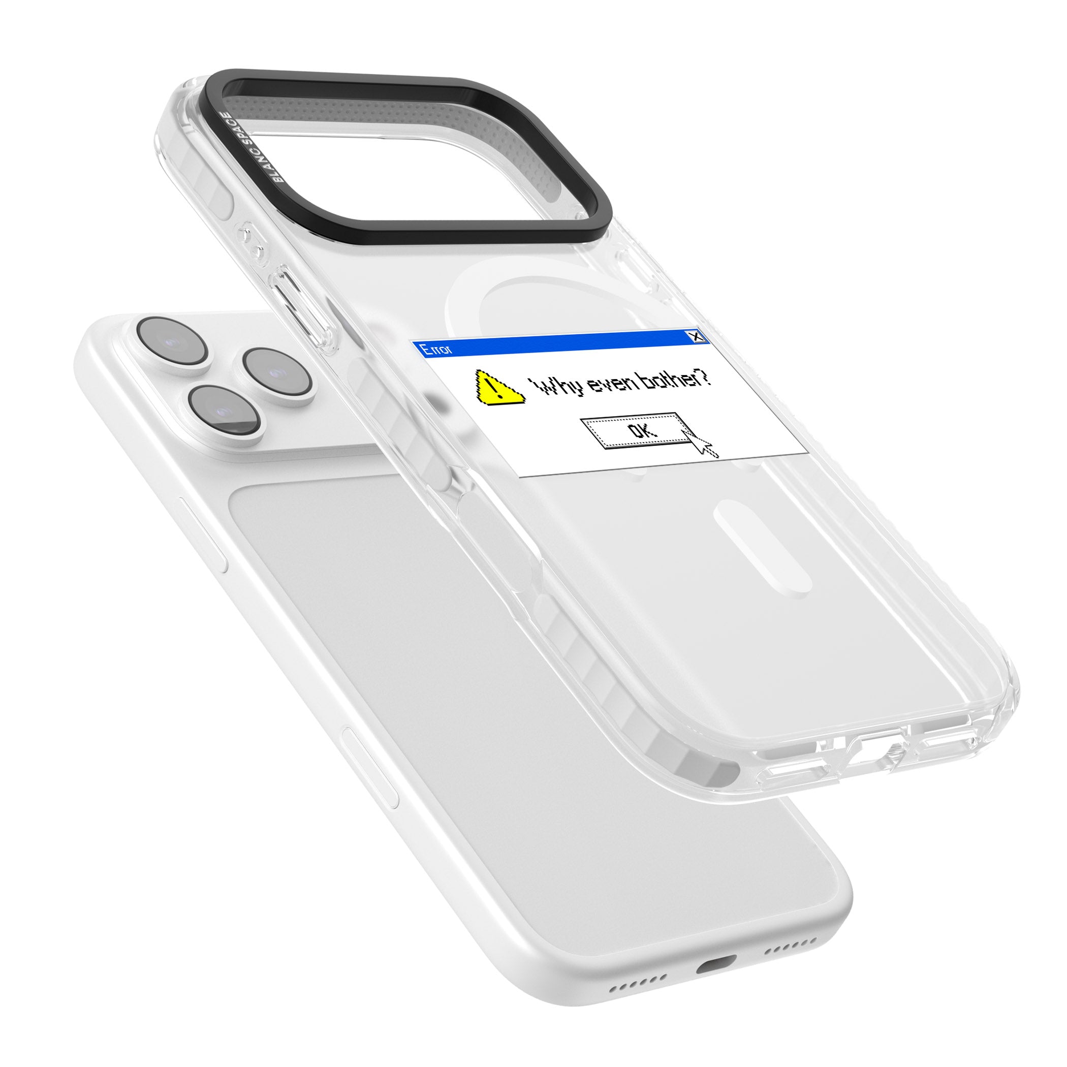 Why Even Bother Exe iPhone 17 Pro Max Impact Pro Clear Phone Case Colours