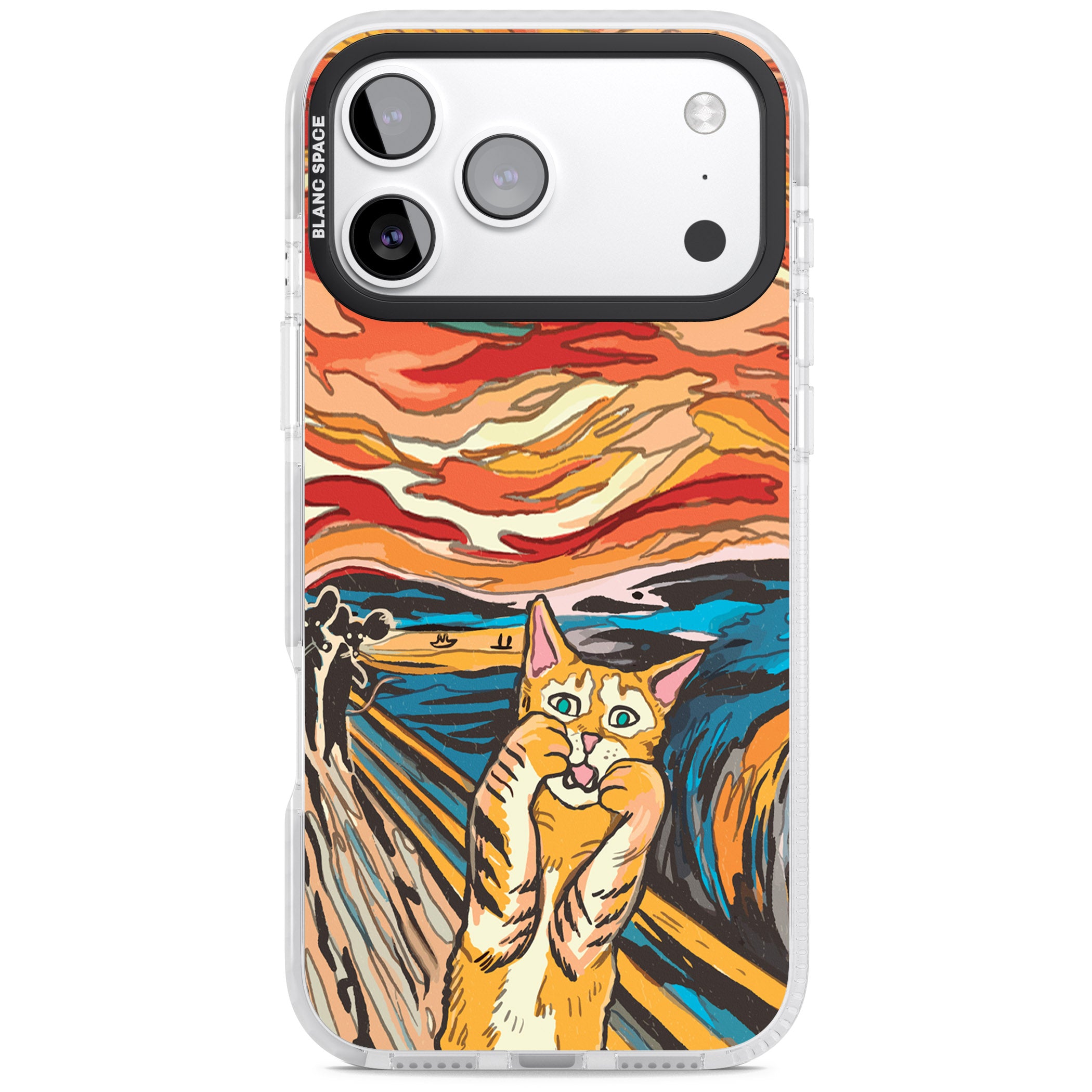 The Meow iPhone 17 Pro Max Impact Pro Clear Phone Case