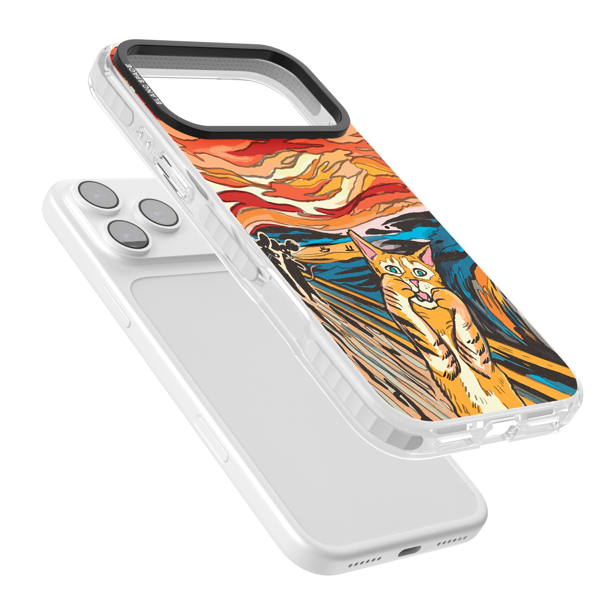The Meow iPhone 17 Pro Max Impact Pro Clear Phone Case Colours