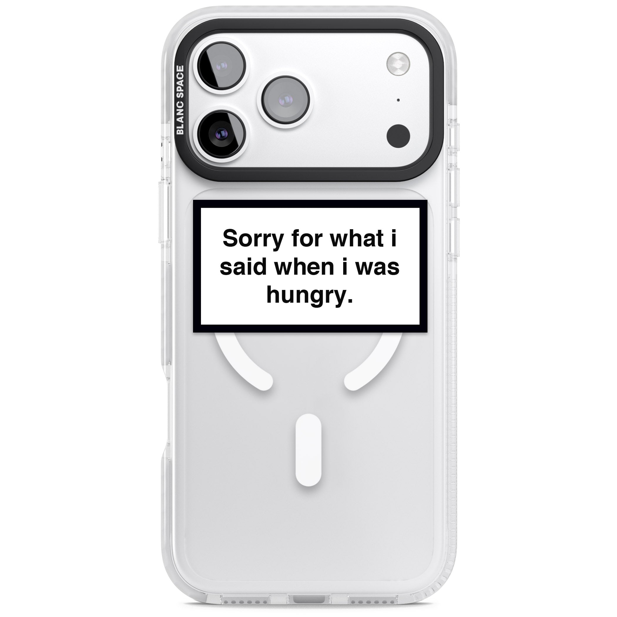 Sorry For What I Said iPhone 17 Pro Max Impact Pro Clear Phone Case