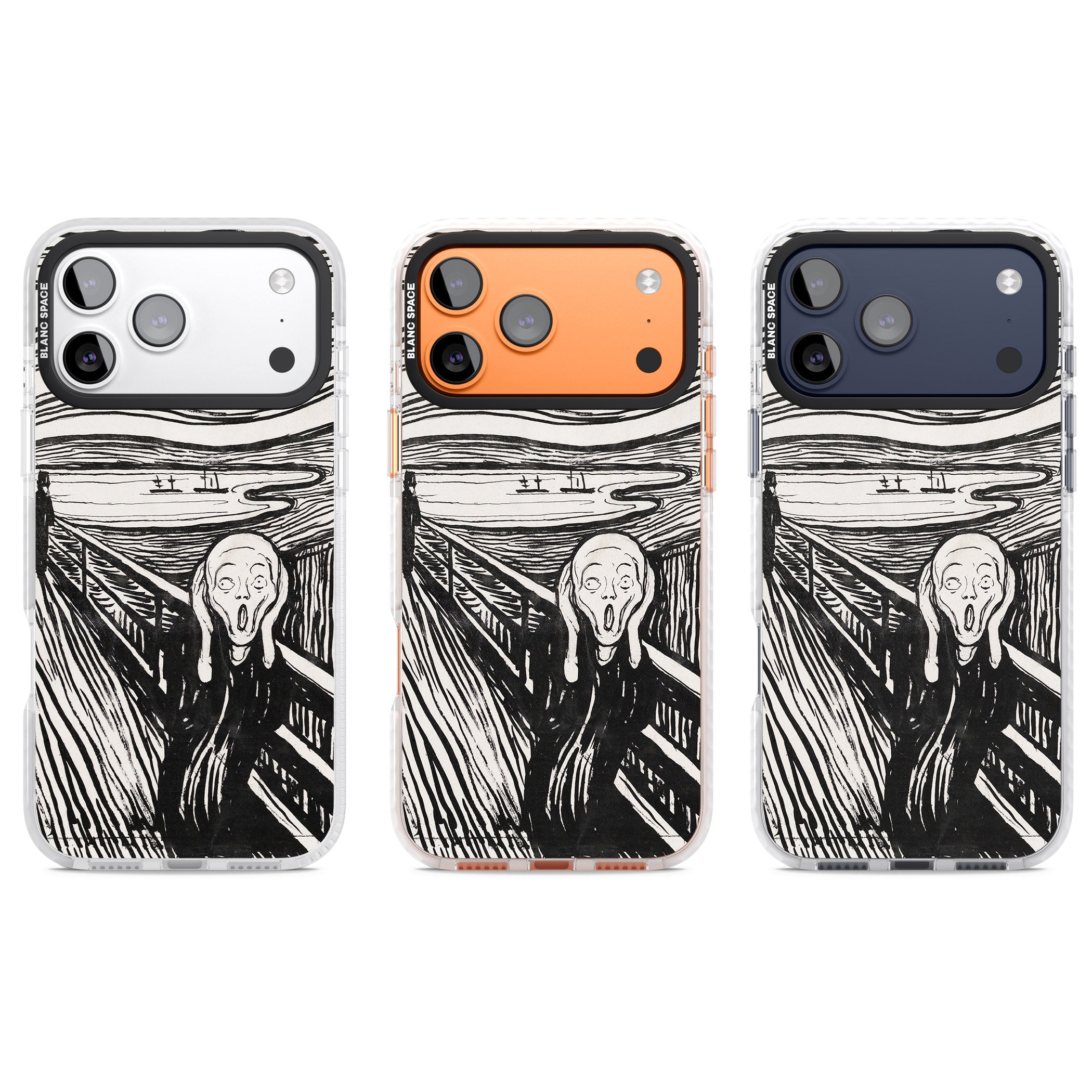 The Scream iPhone 17 Pro Impact Pro Clear Phone Case APT Impact Protection
