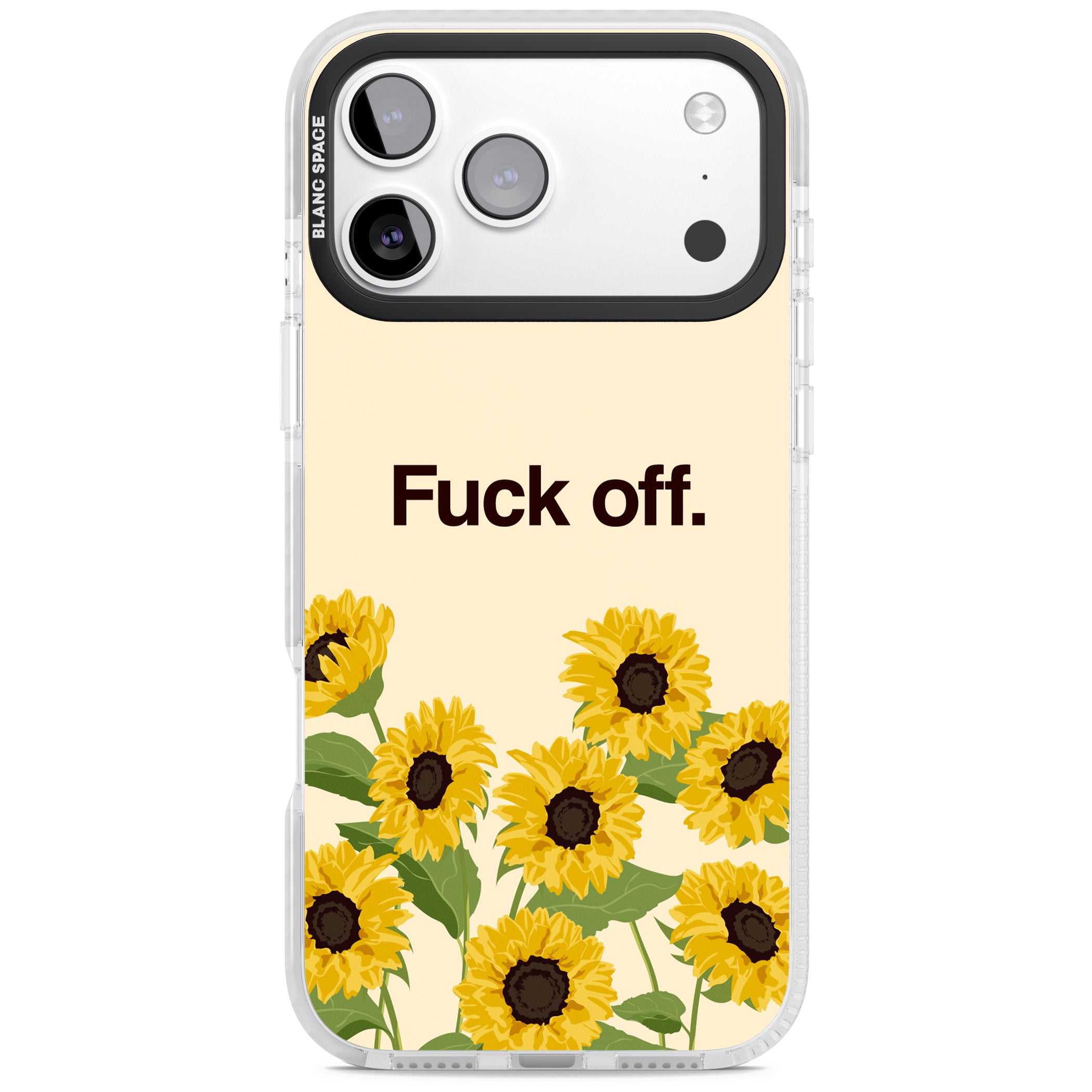 F*Ck Off iPhone 17 Pro Max Impact Pro Clear Phone Case