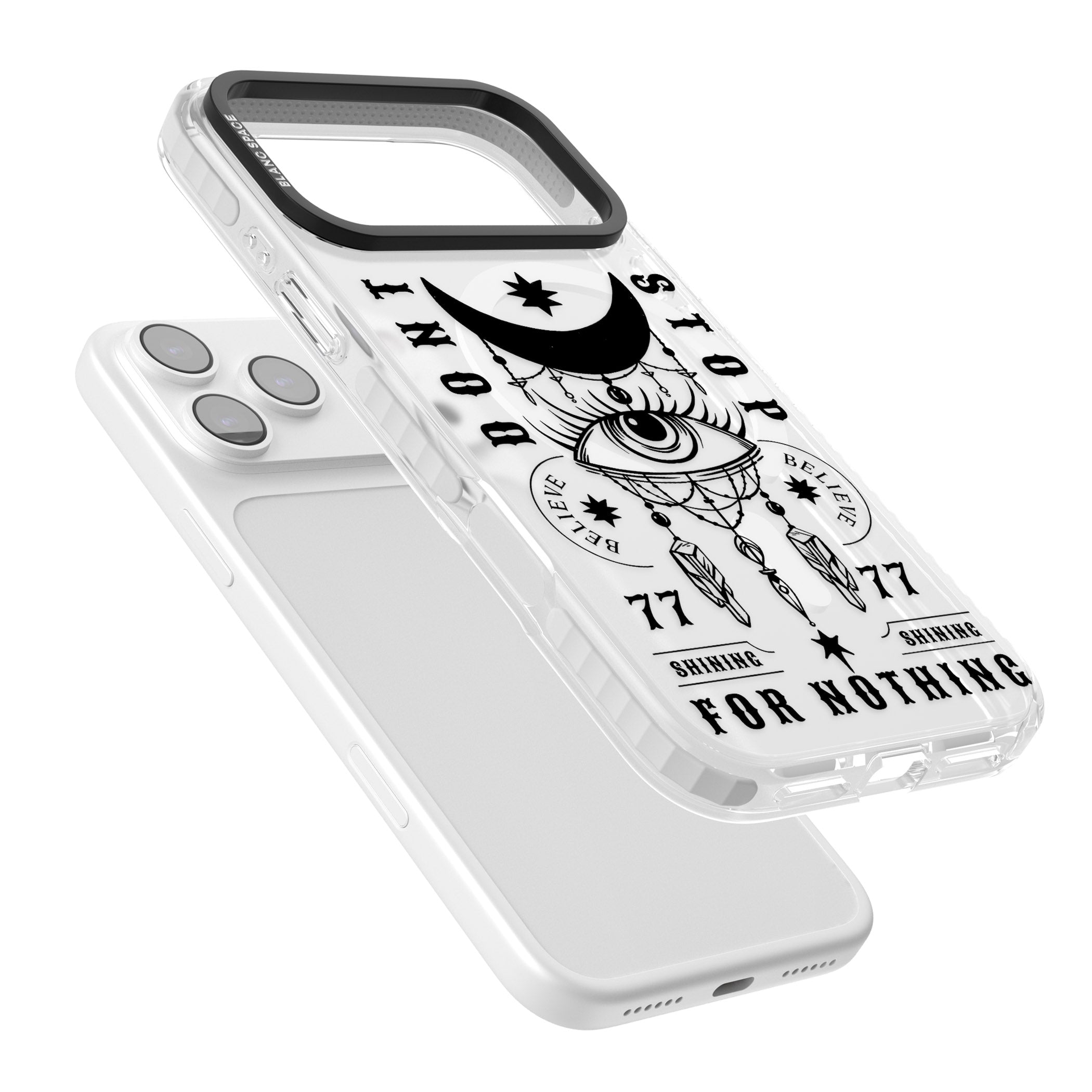 Dont Stop For Nothing iPhone 17 Pro Max Impact Pro Clear Phone Case Colours