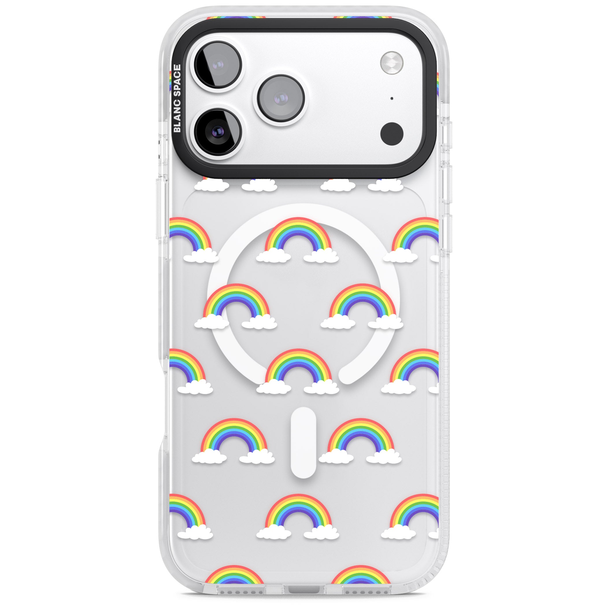 Rainbow Dream iPhone 17 Pro Max Impact Pro Clear Phone Case