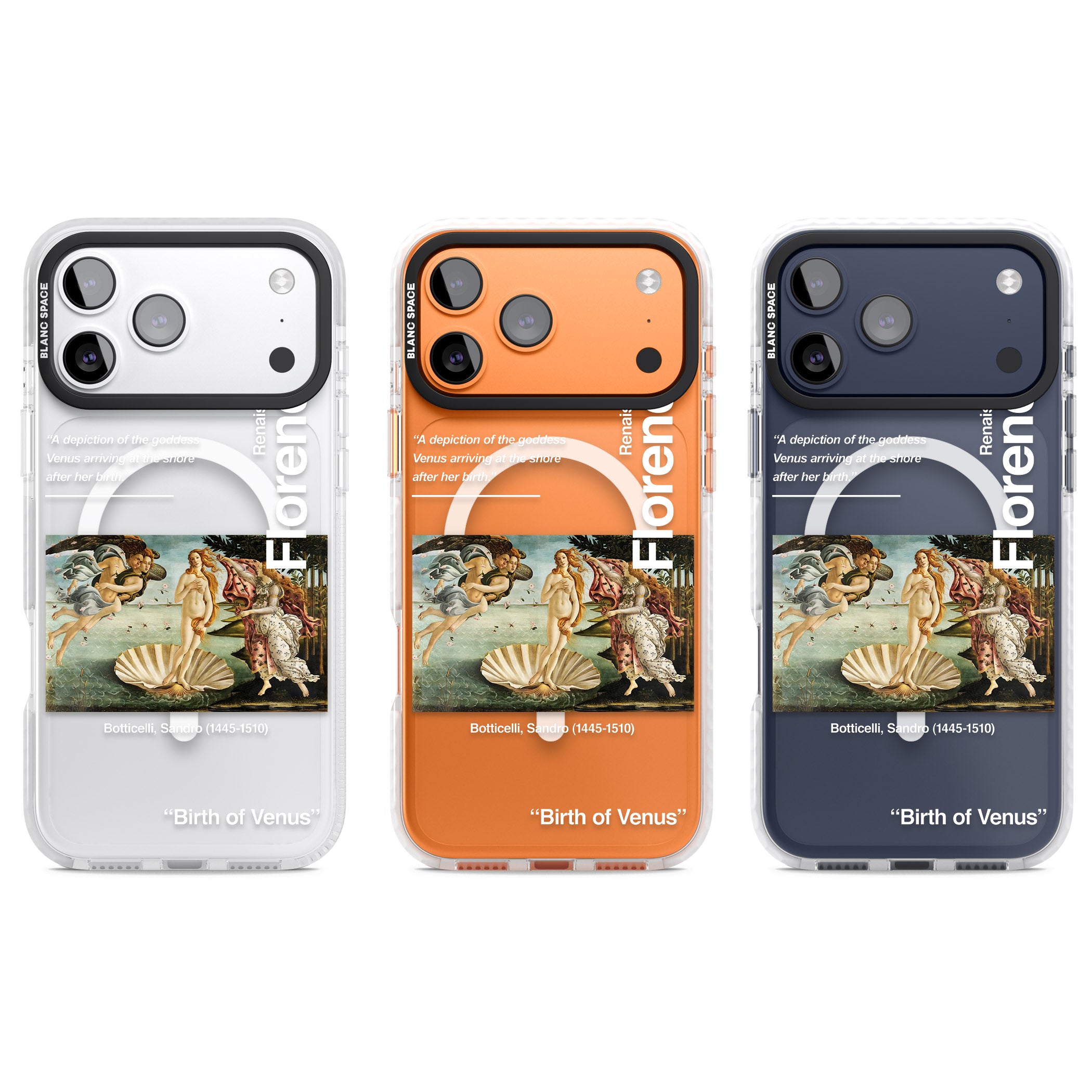 Birth Of Venus iPhone 17 Pro Impact Pro Clear Phone Case APT Impact Protection