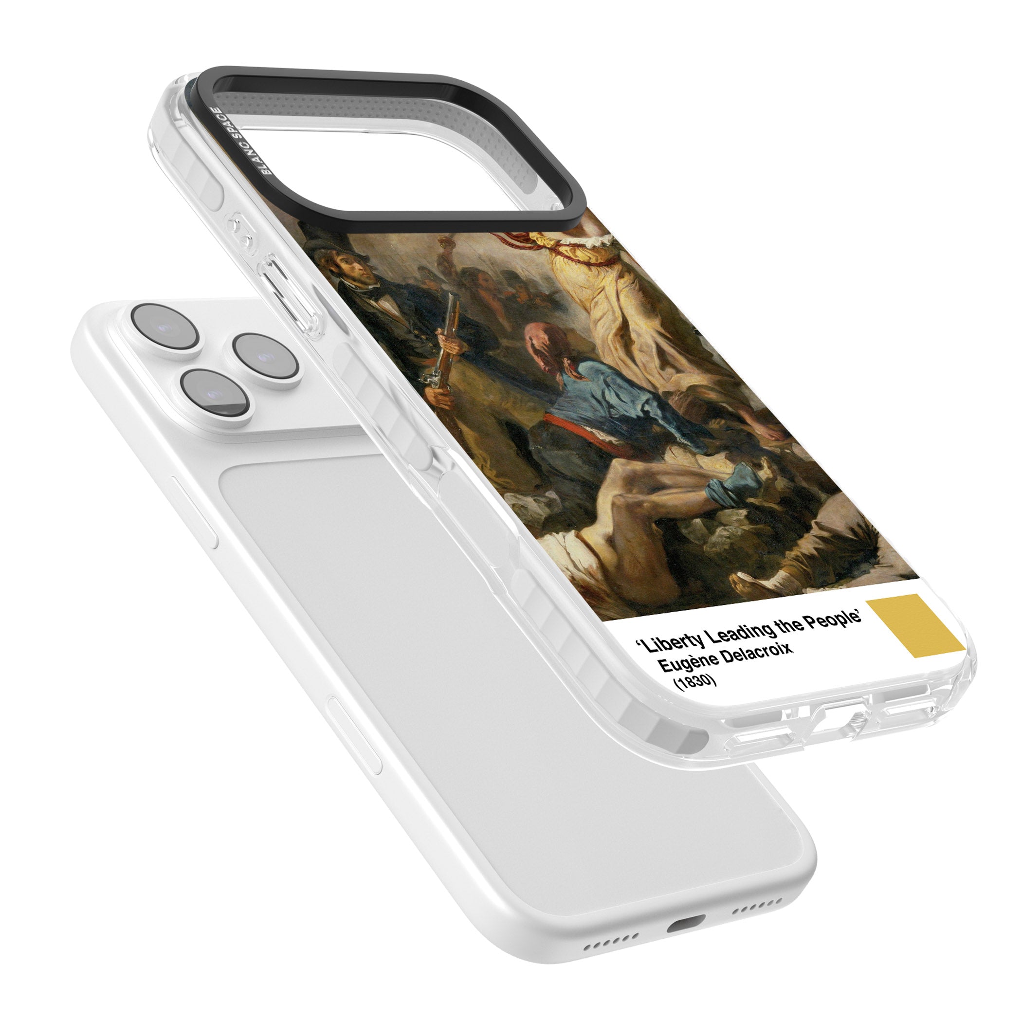 Liberty Leading The People iPhone 17 Pro Max Impact Pro Clear Phone Case Colours