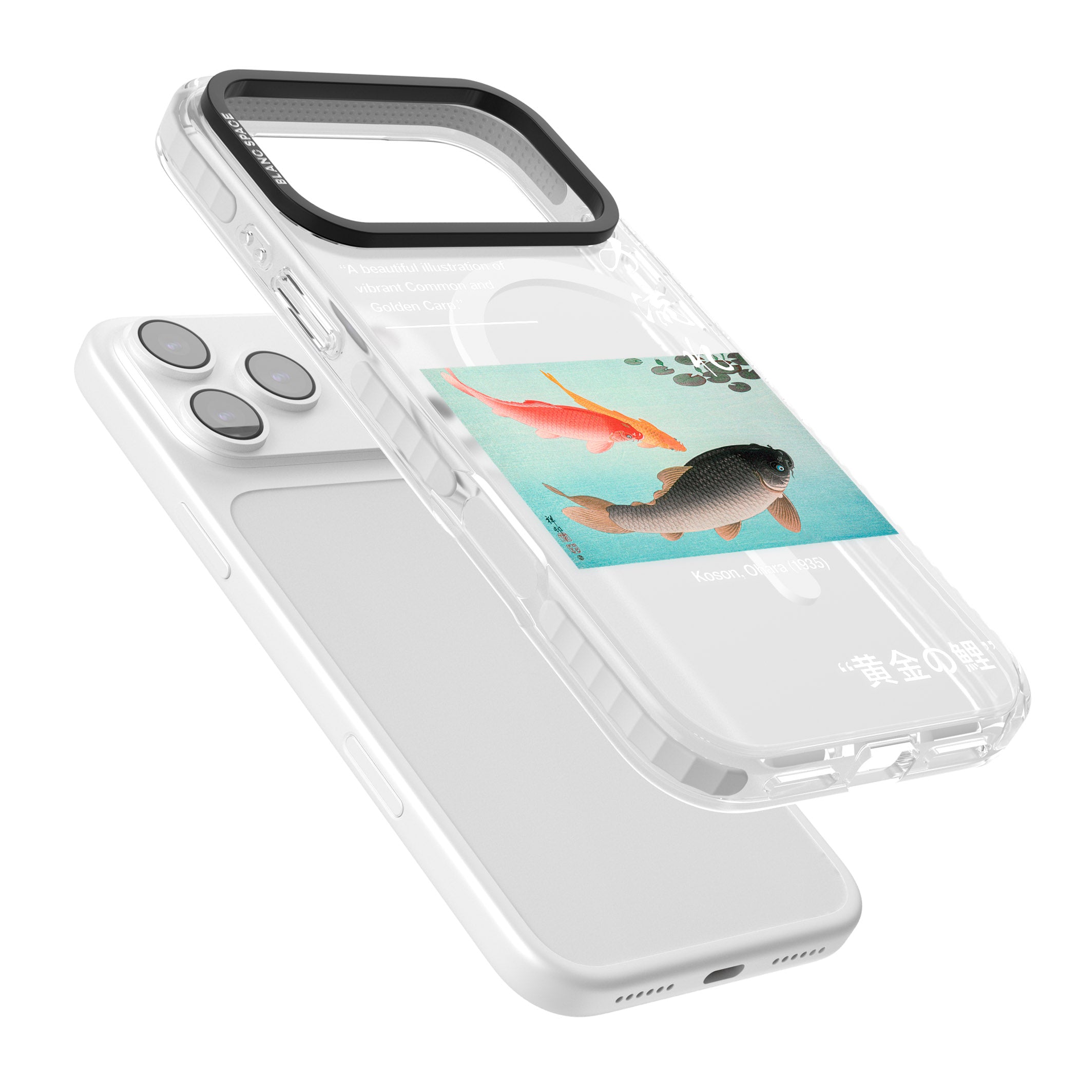 Golden Carp iPhone 17 Pro Max Impact Pro Clear Phone Case Colours