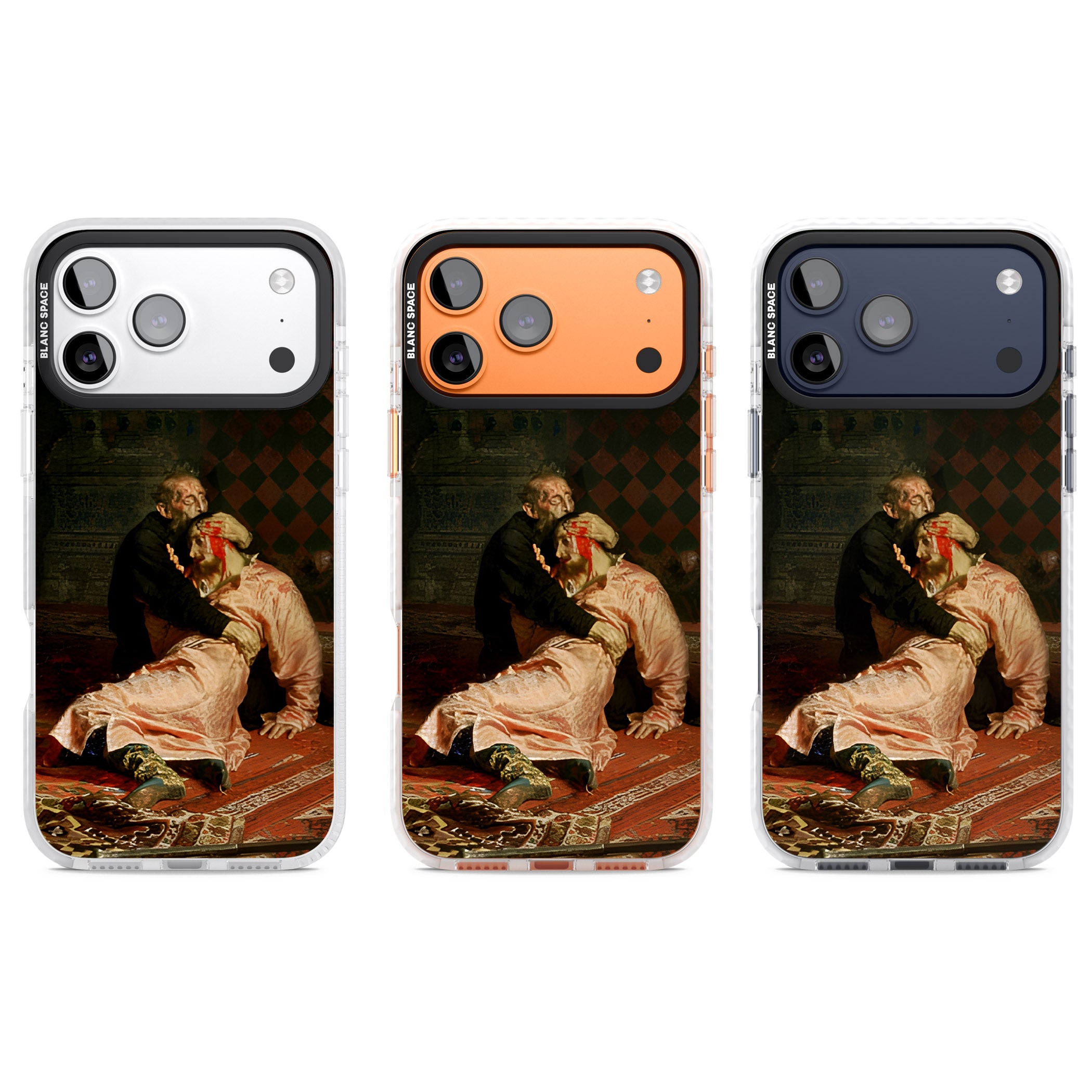 Ivan The Terrible & His Son iPhone 17 Pro Impact Pro Clear Phone Case APT Impact Protection