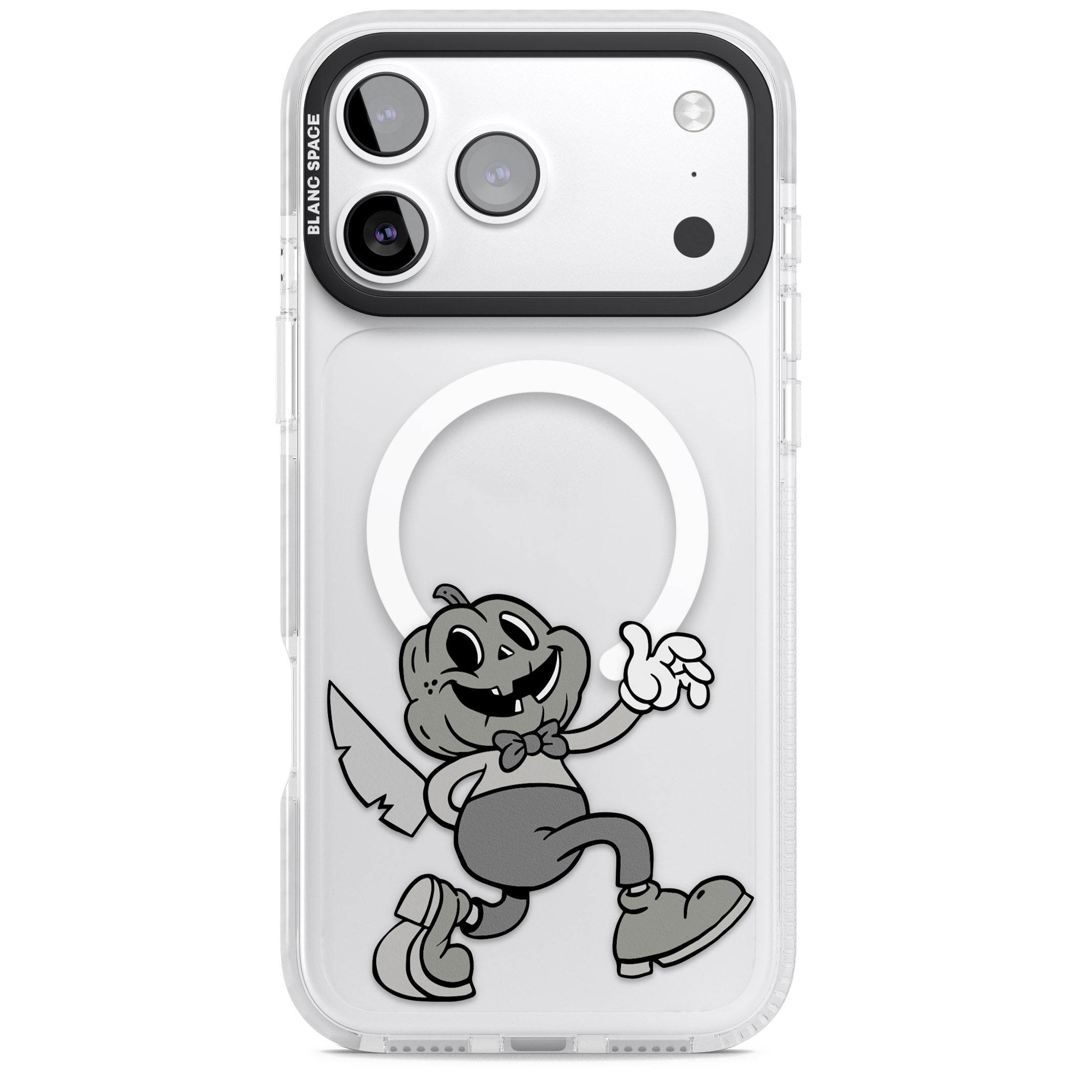 Jack O' Slasher iPhone 17 Pro Max Impact Pro Clear Phone Case