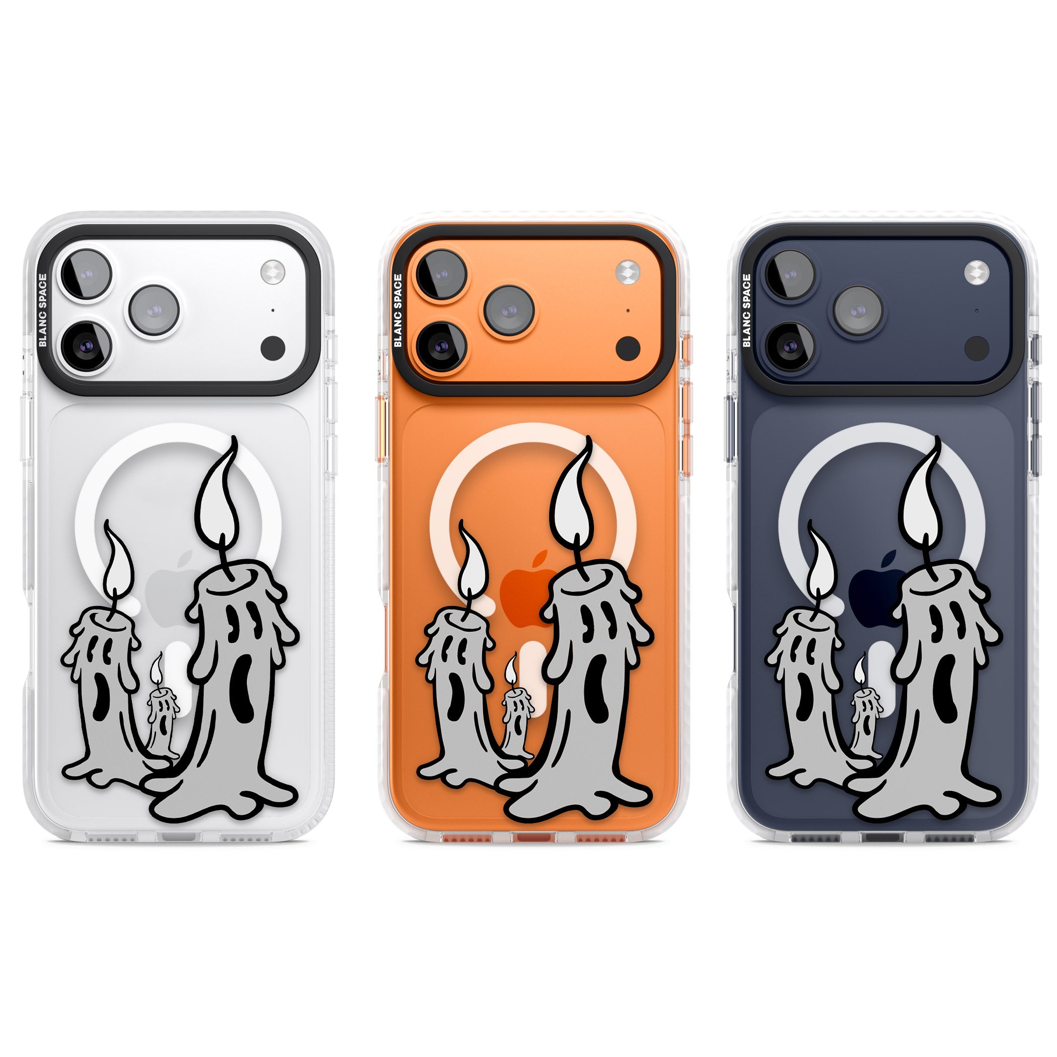 Candle Lit iPhone 17 Pro Impact Pro Clear Phone Case APT Impact Protection