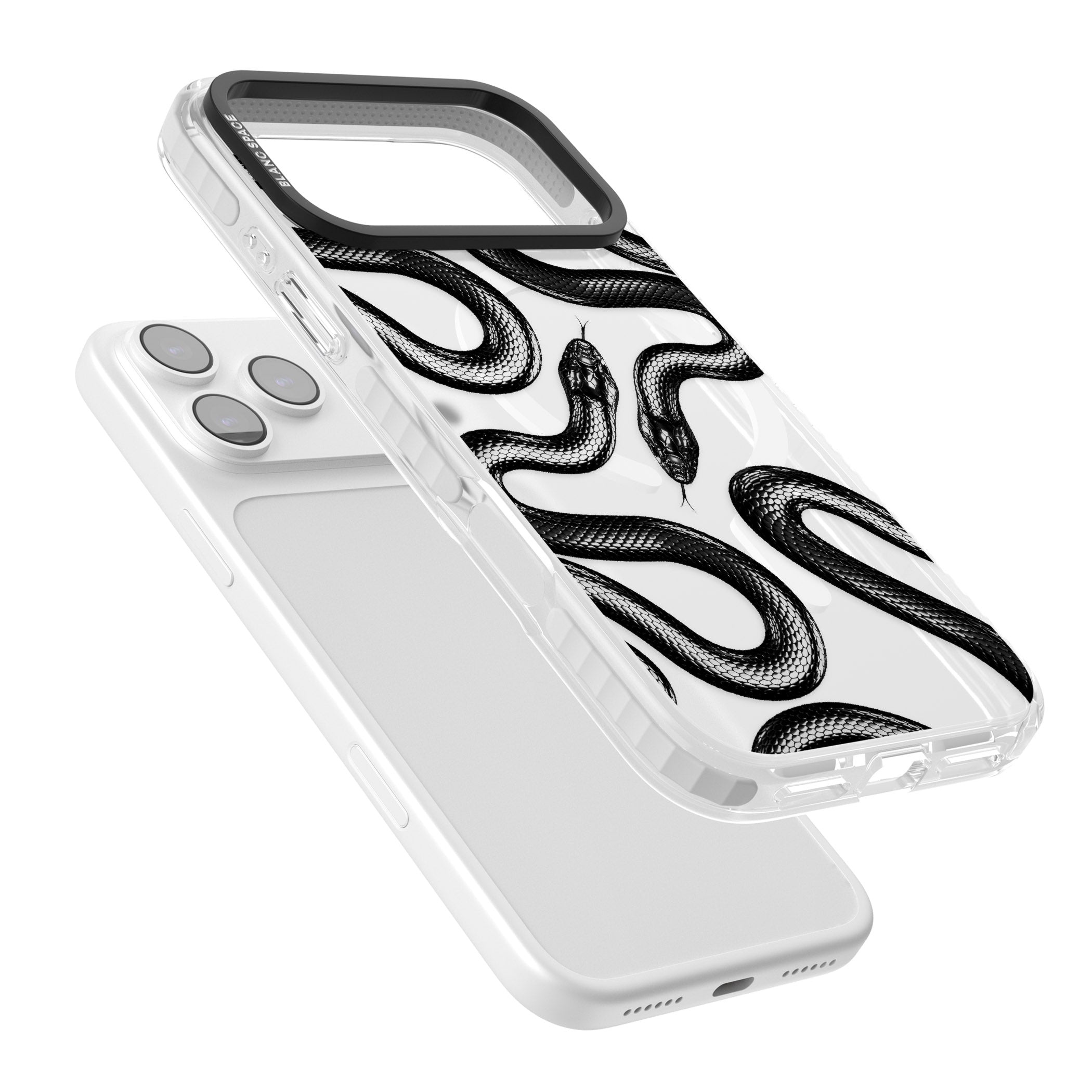 Black Kingsnake iPhone 17 Pro Max Impact Pro Clear Phone Case Colours