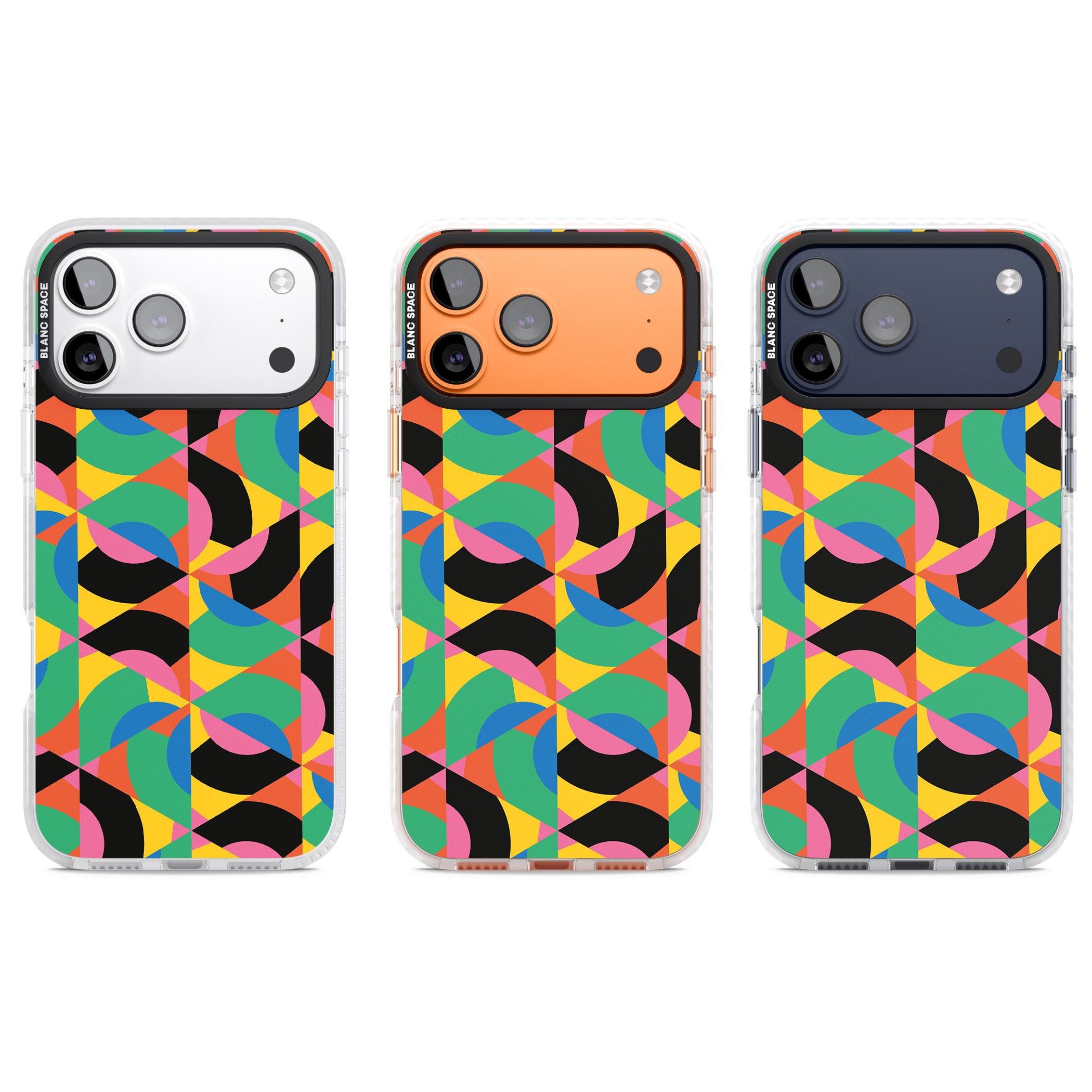 Abstract Carnival iPhone 17 Pro Impact Pro Clear Phone Case APT Impact Protection