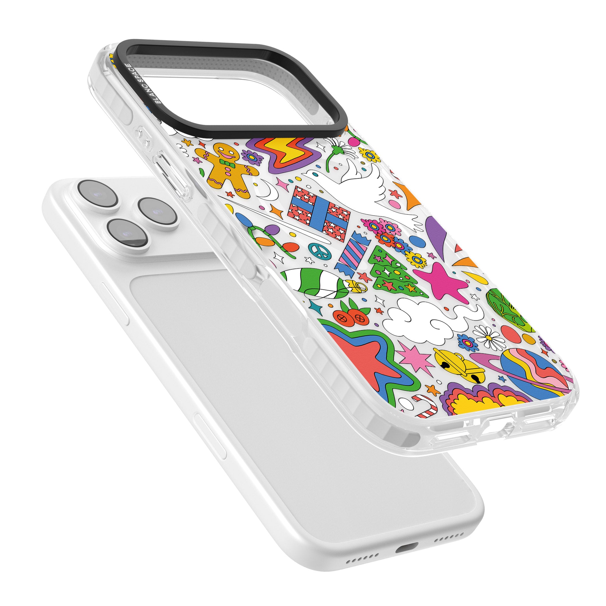Whimsical Wonderland iPhone 17 Pro Max Impact Pro Clear Phone Case Colours