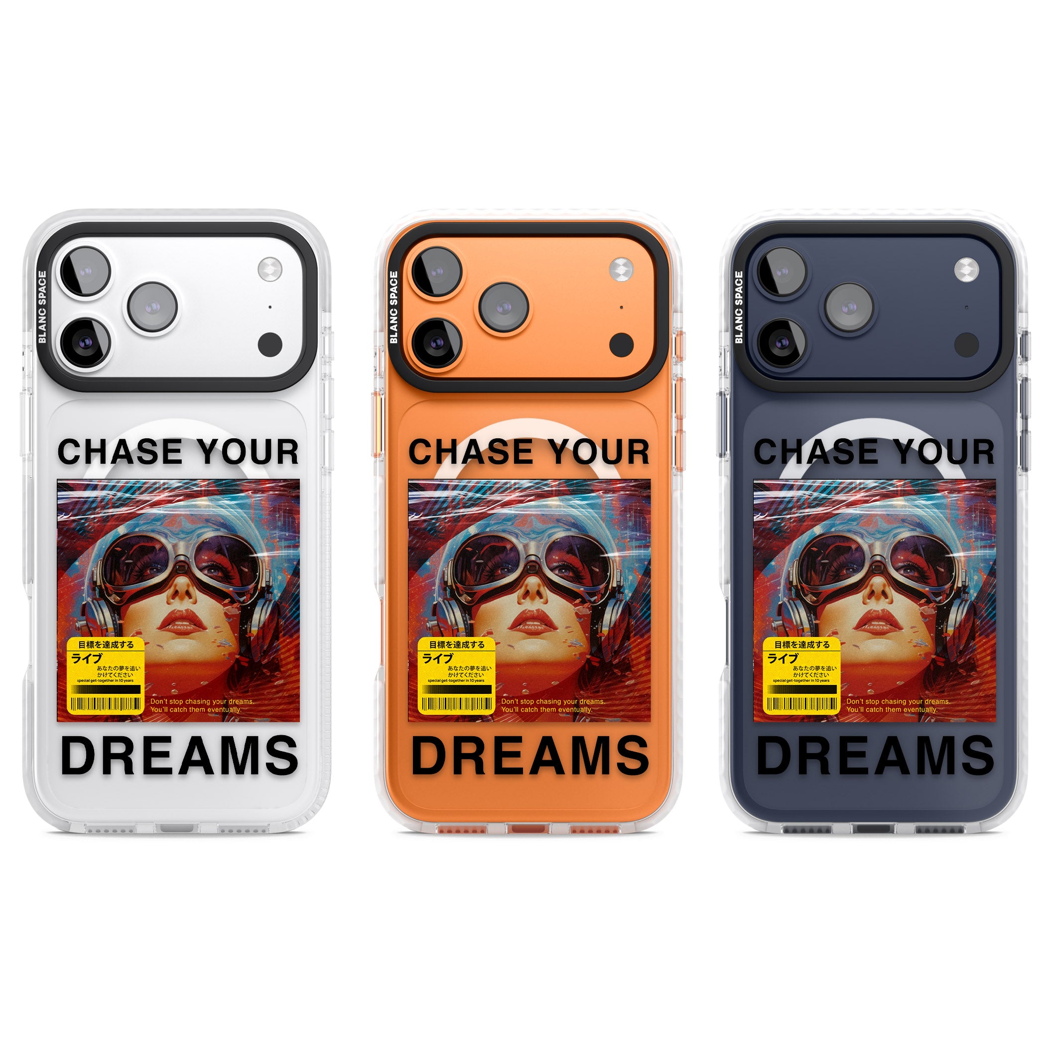 Chase Your Dreams iPhone 17 Pro Impact Pro Clear Phone Case APT Impact Protection
