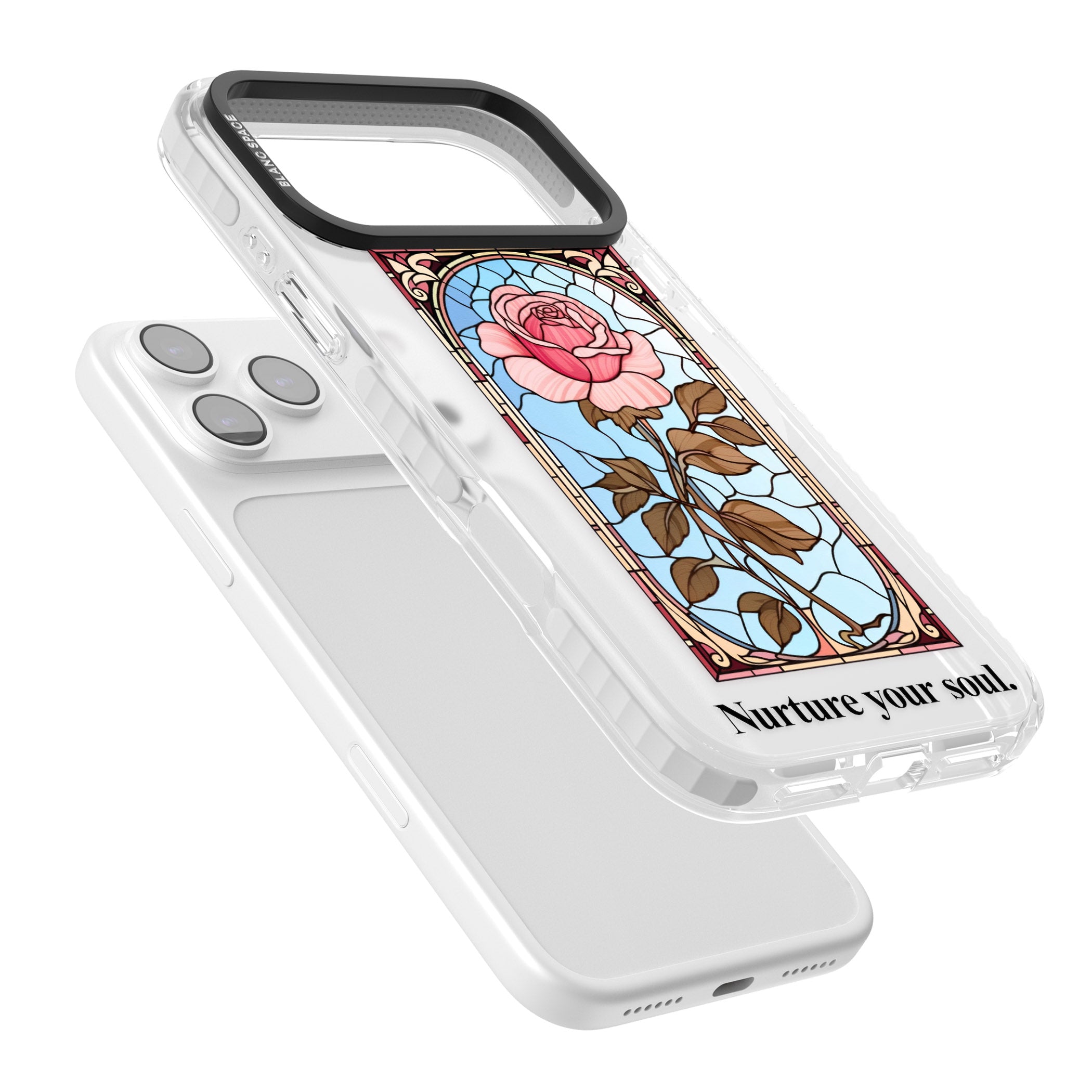 Nurture Your Soul iPhone 17 Pro Max Impact Pro Clear Phone Case Colours