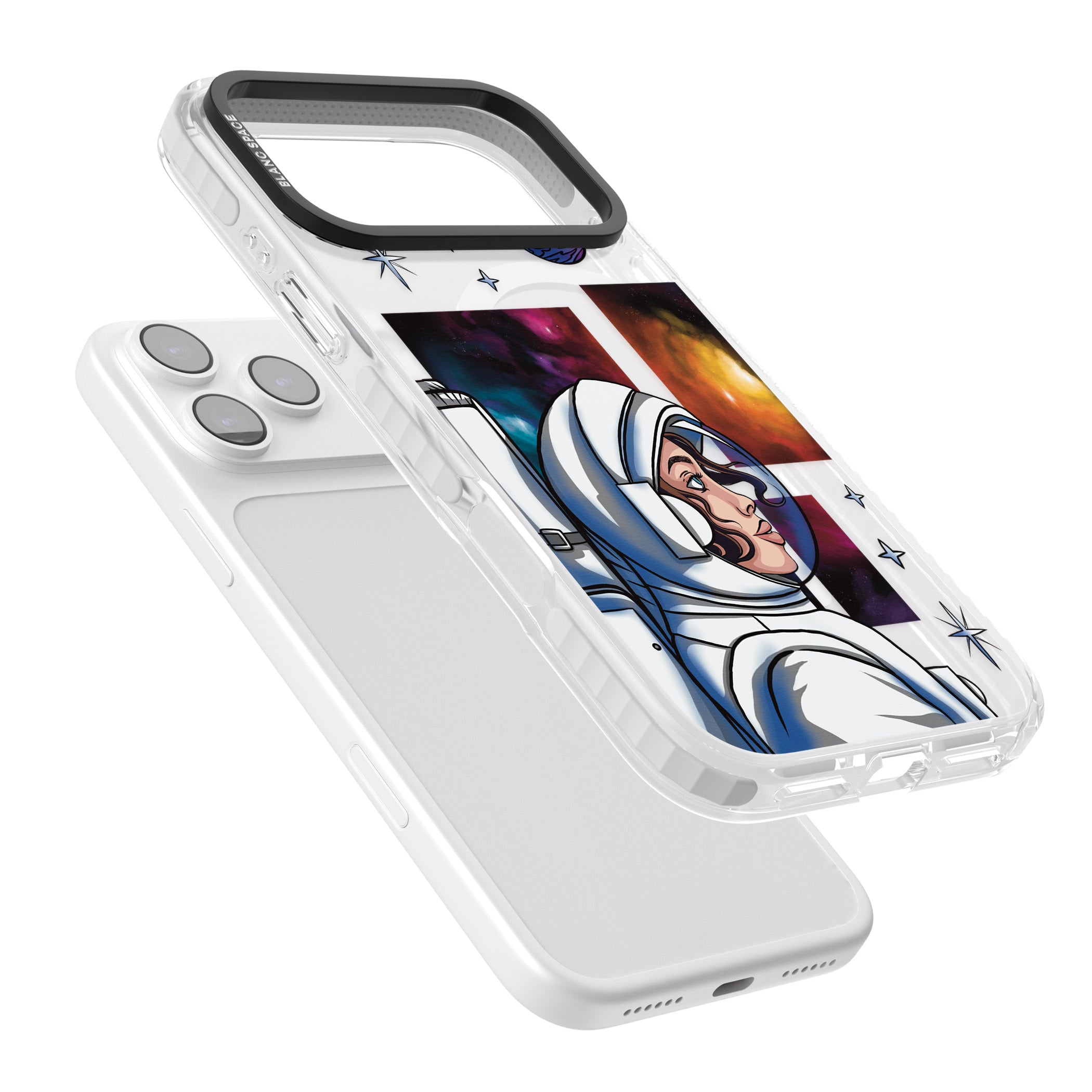 Cosmic Ambition iPhone 17 Pro Max Impact Pro Clear Phone Case Colours
