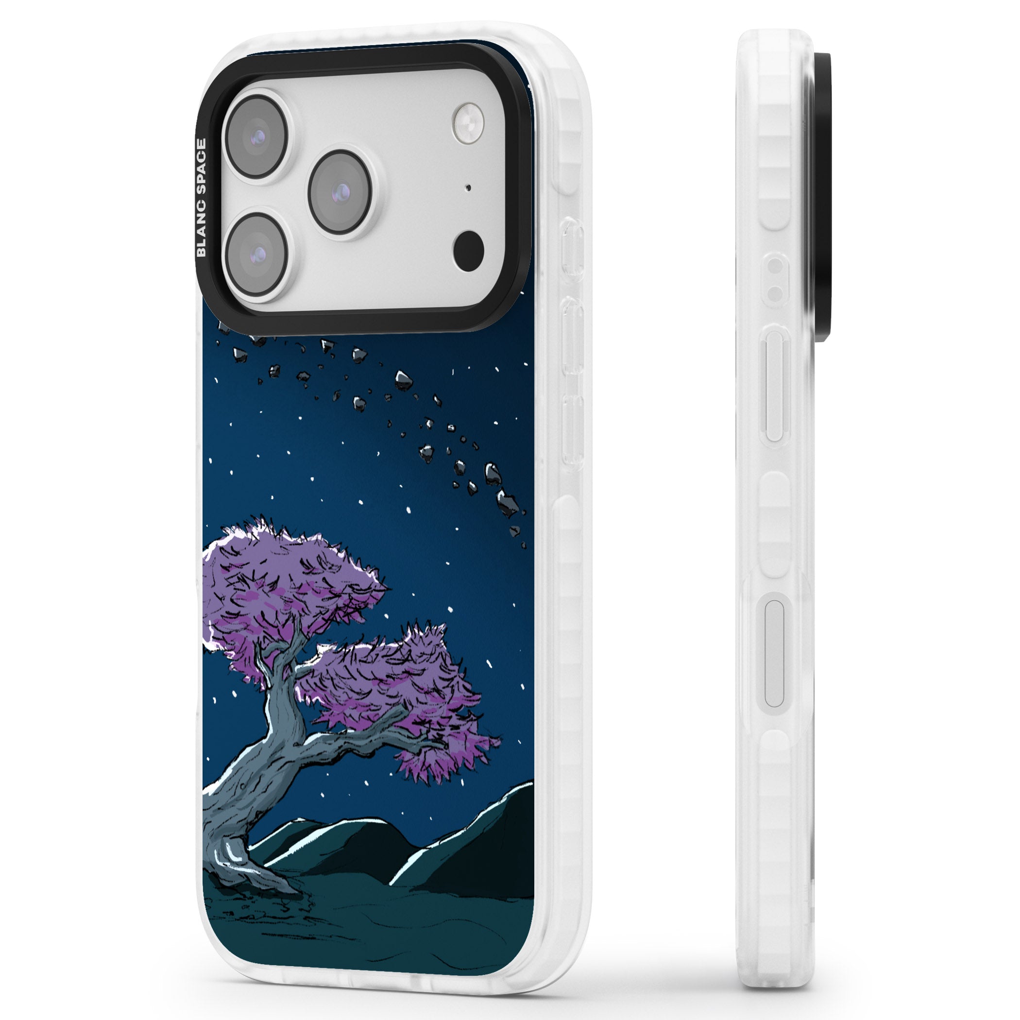 Orbit iPhone 17 Pro Max Impact Pro Clear Phone Case Side Profile