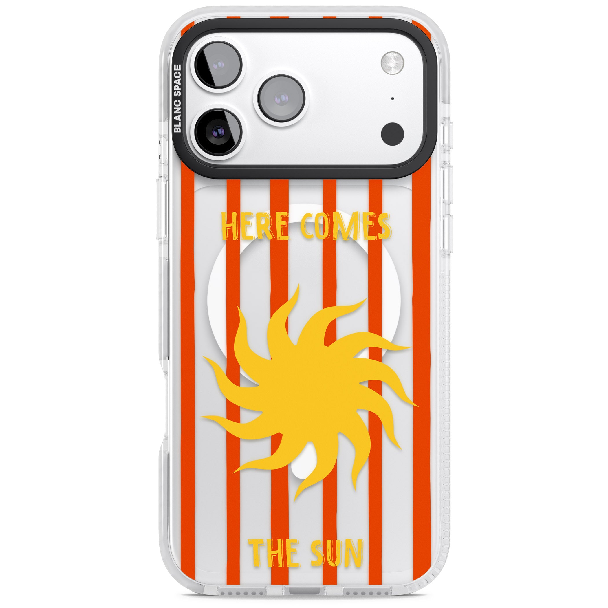 Here Comes The Sun iPhone 17 Pro Max Impact Pro Clear Phone Case