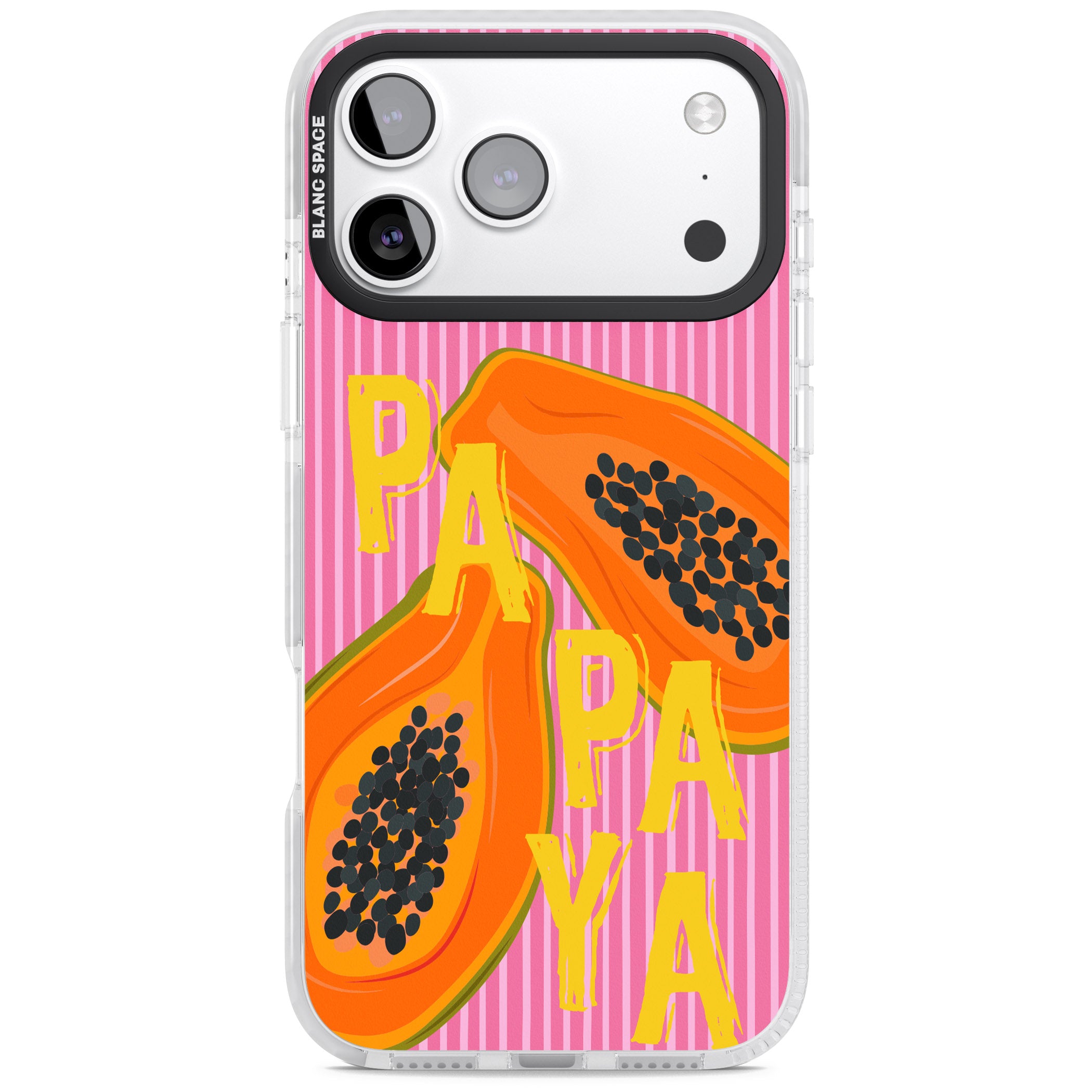 Papaya iPhone 17 Pro Max Impact Pro Clear Phone Case