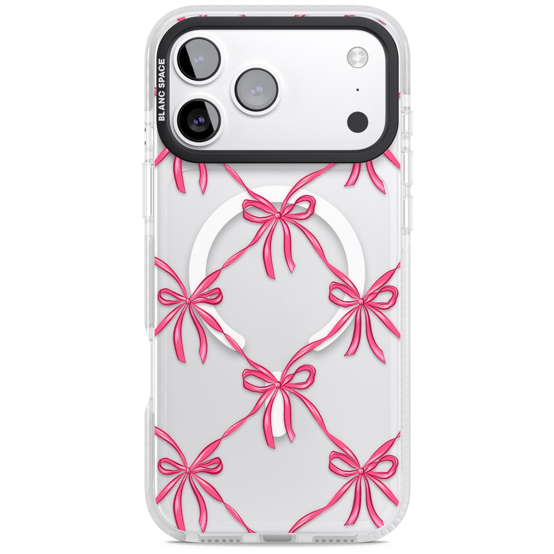 Bow Knots iPhone 17 Pro Max Impact Pro Clear Phone Case