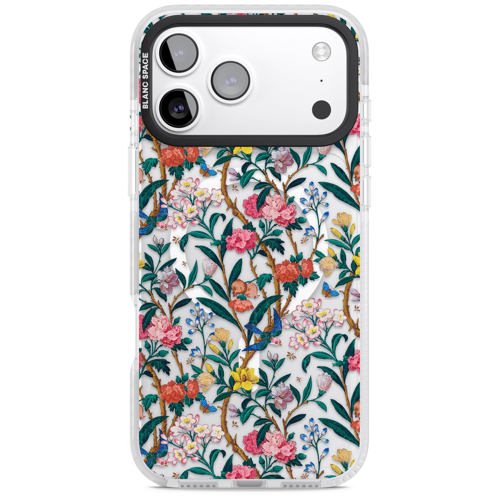 Vines & Flowers iPhone 17 Pro Max Impact Pro Clear Phone Case