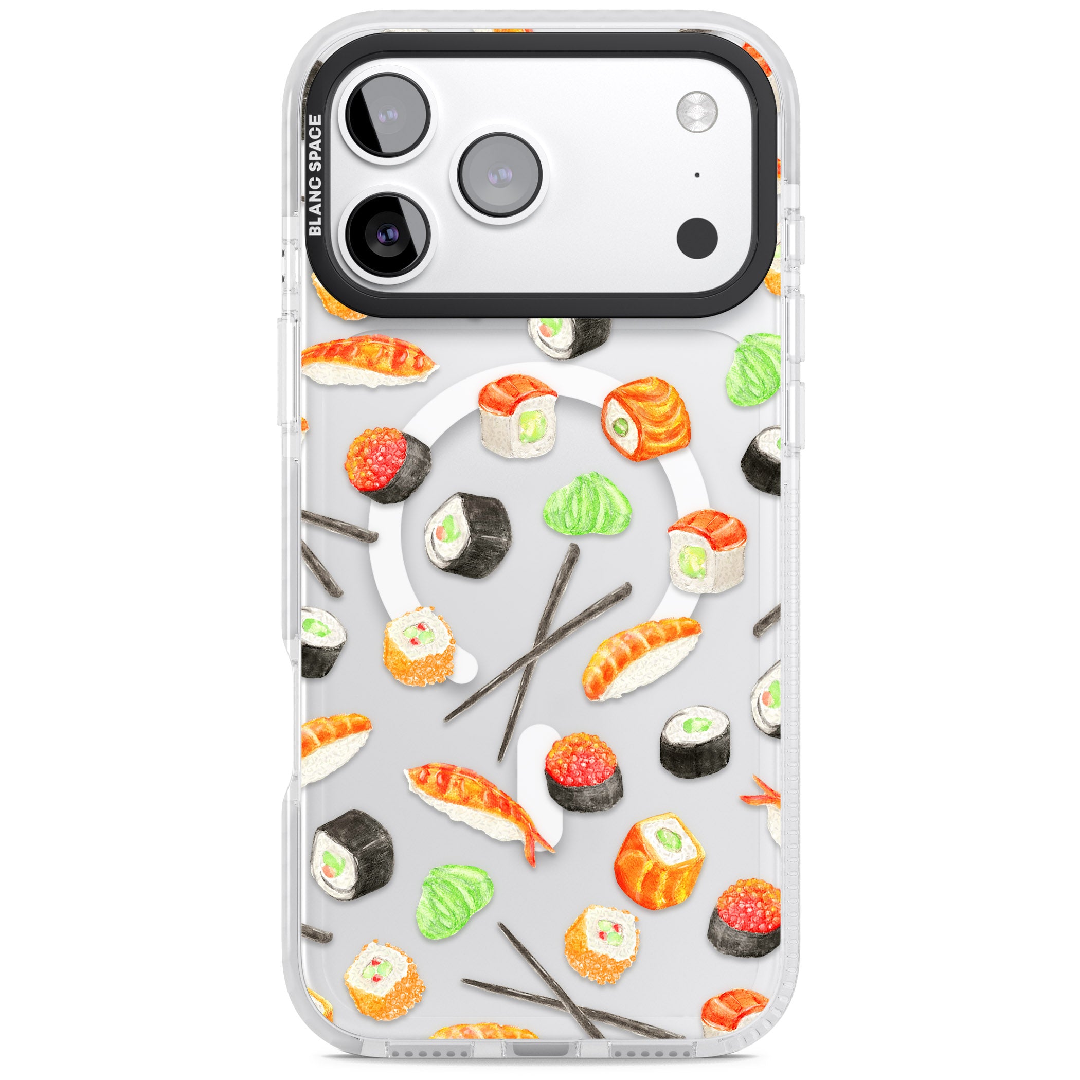 Sushi iPhone 17 Pro Max Impact Pro Clear Phone Case