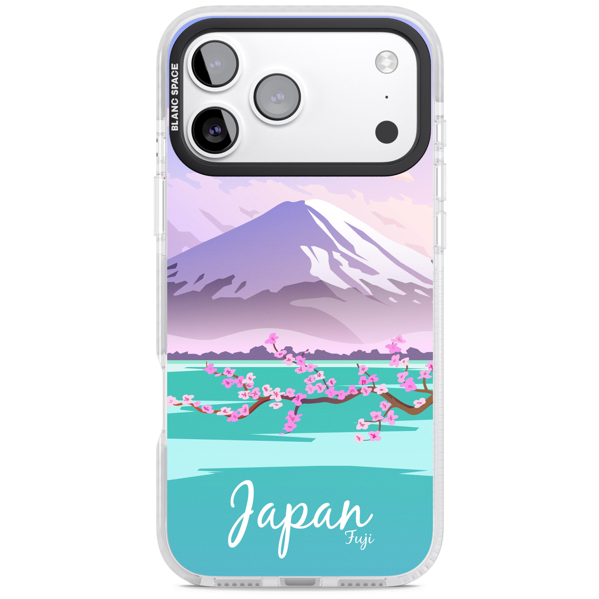 Vintage Travel Poster Japan iPhone 17 Pro Max Impact Pro Clear Phone Case