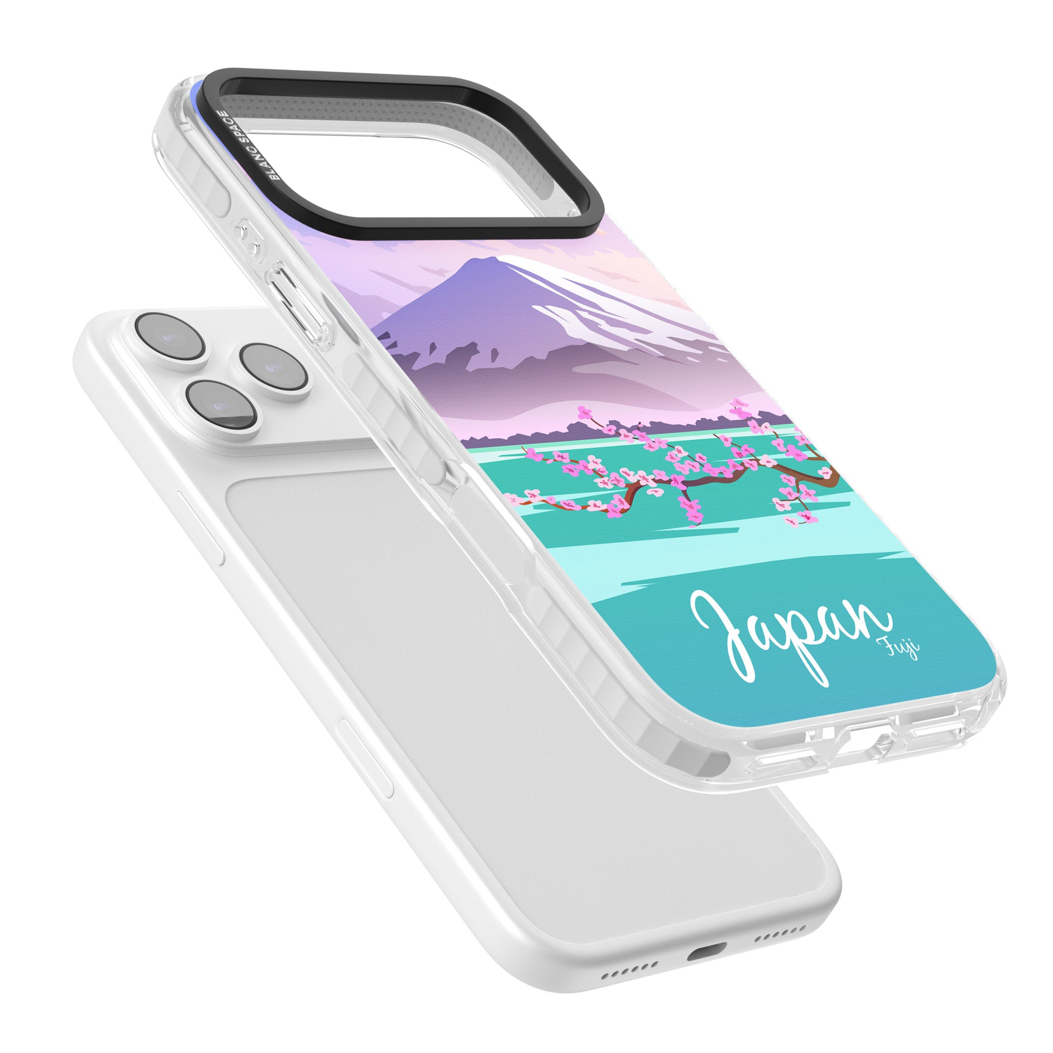 Vintage Travel Poster Japan iPhone 17 Pro Max Impact Pro Clear Phone Case Colours