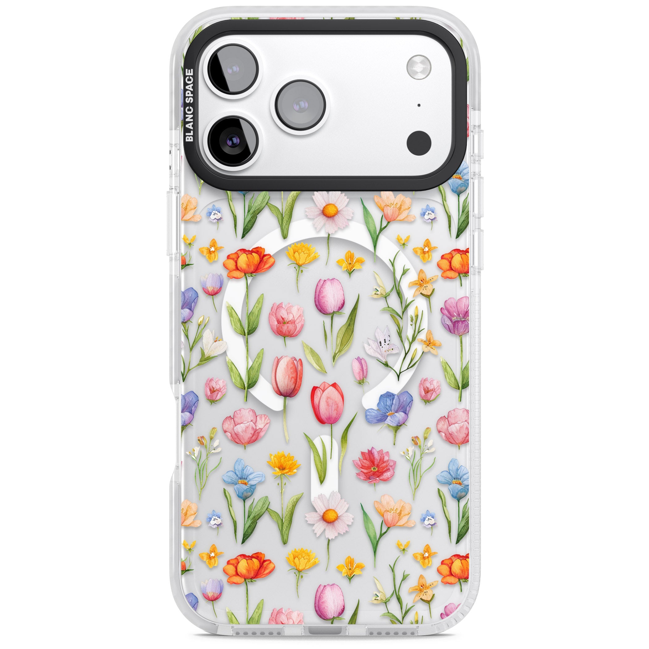 Small Flower Mix iPhone 17 Pro Max Impact Pro Clear Phone Case