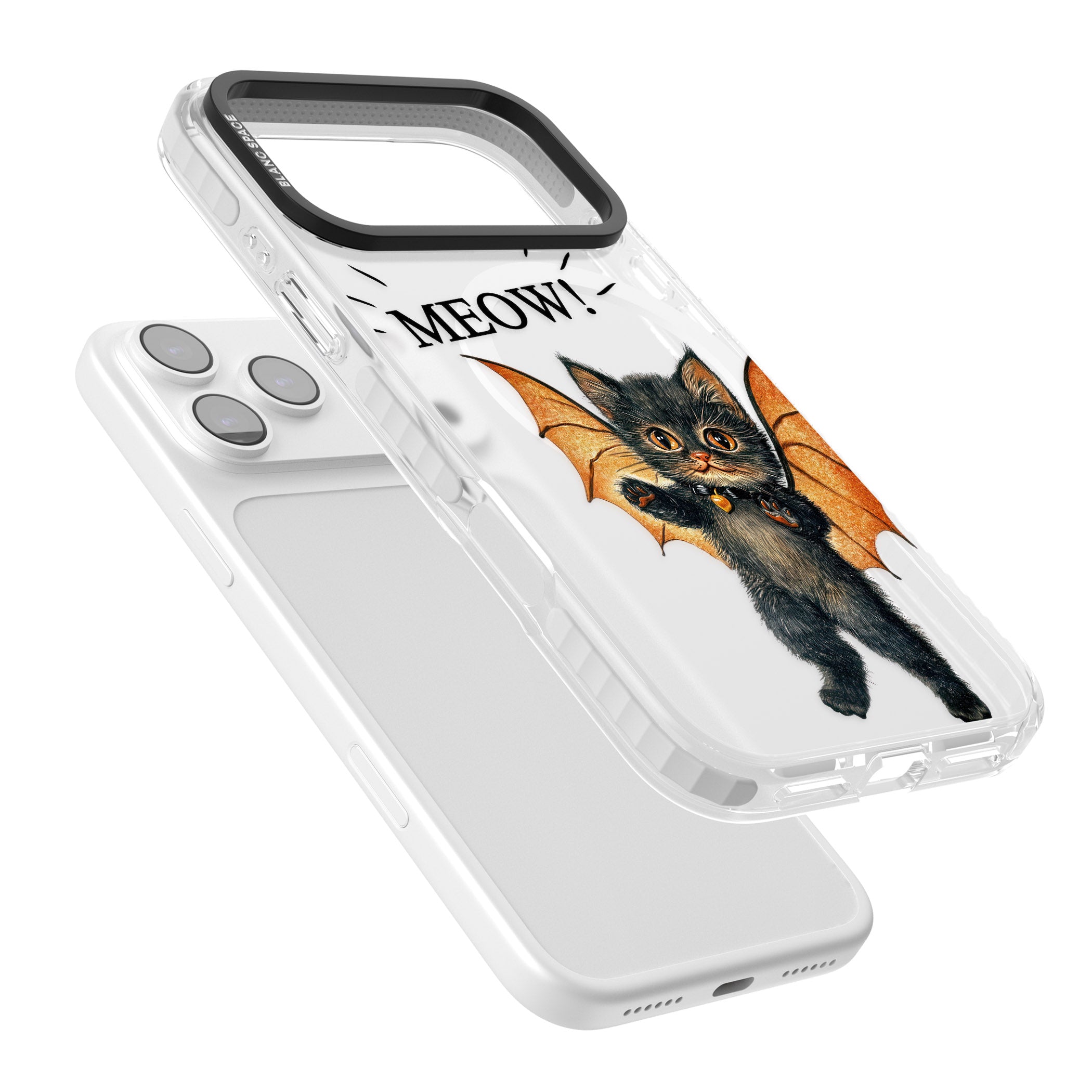 Meow iPhone 17 Pro Max Impact Pro Clear Phone Case Colours