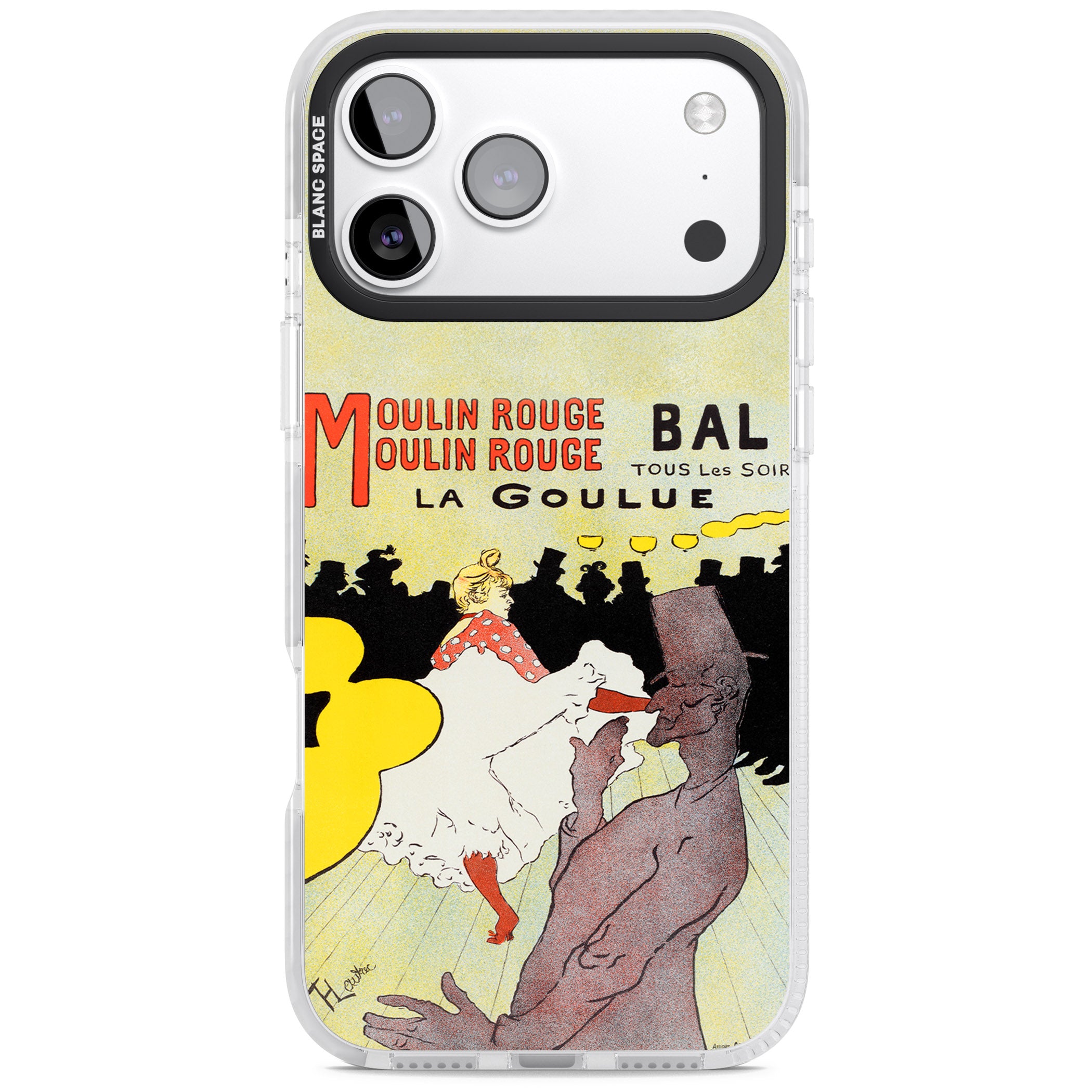 Moulin Rouge Poster iPhone 17 Pro Max Impact Pro Clear Phone Case