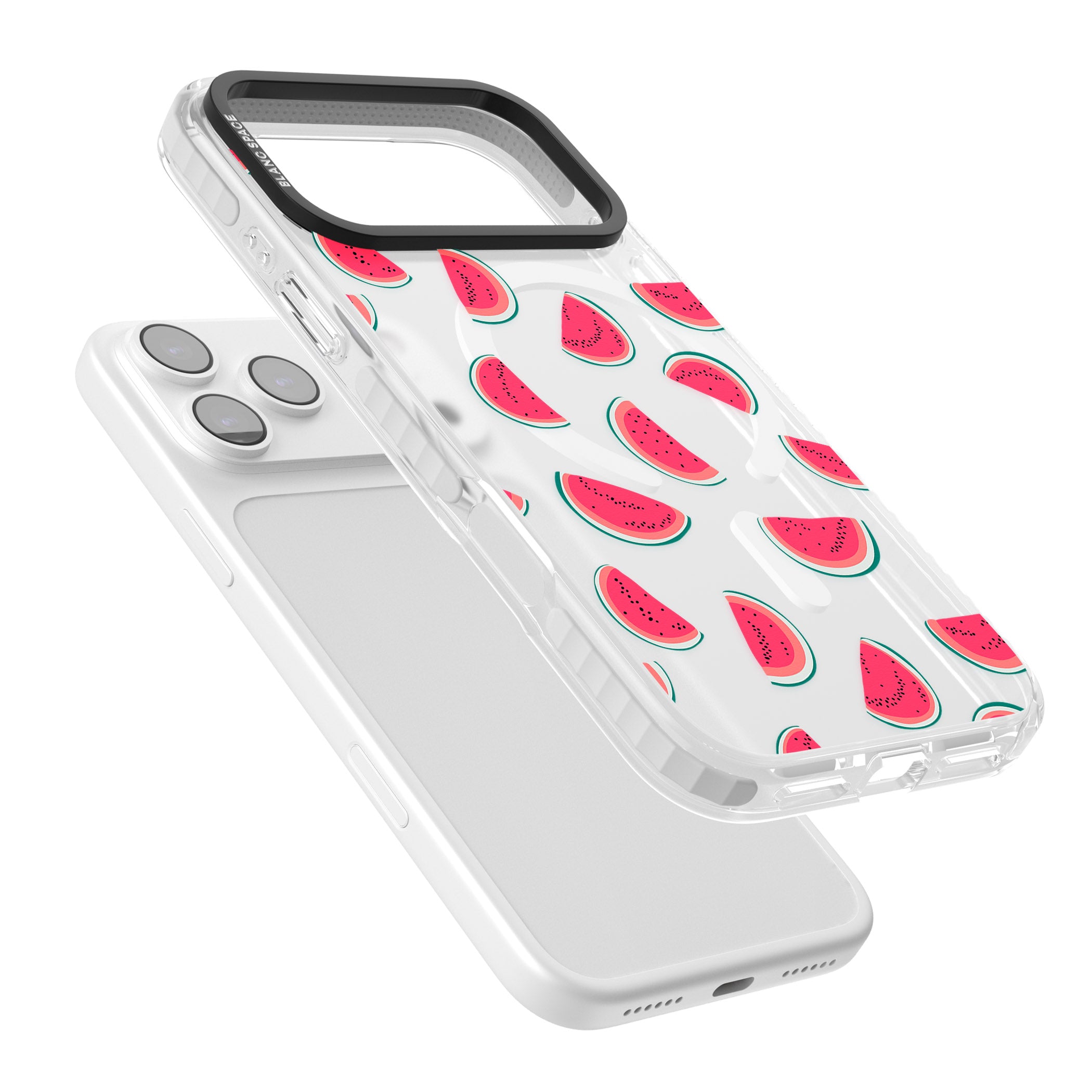 Watermelon Slices iPhone 17 Pro Max Impact Pro Clear Phone Case Colours