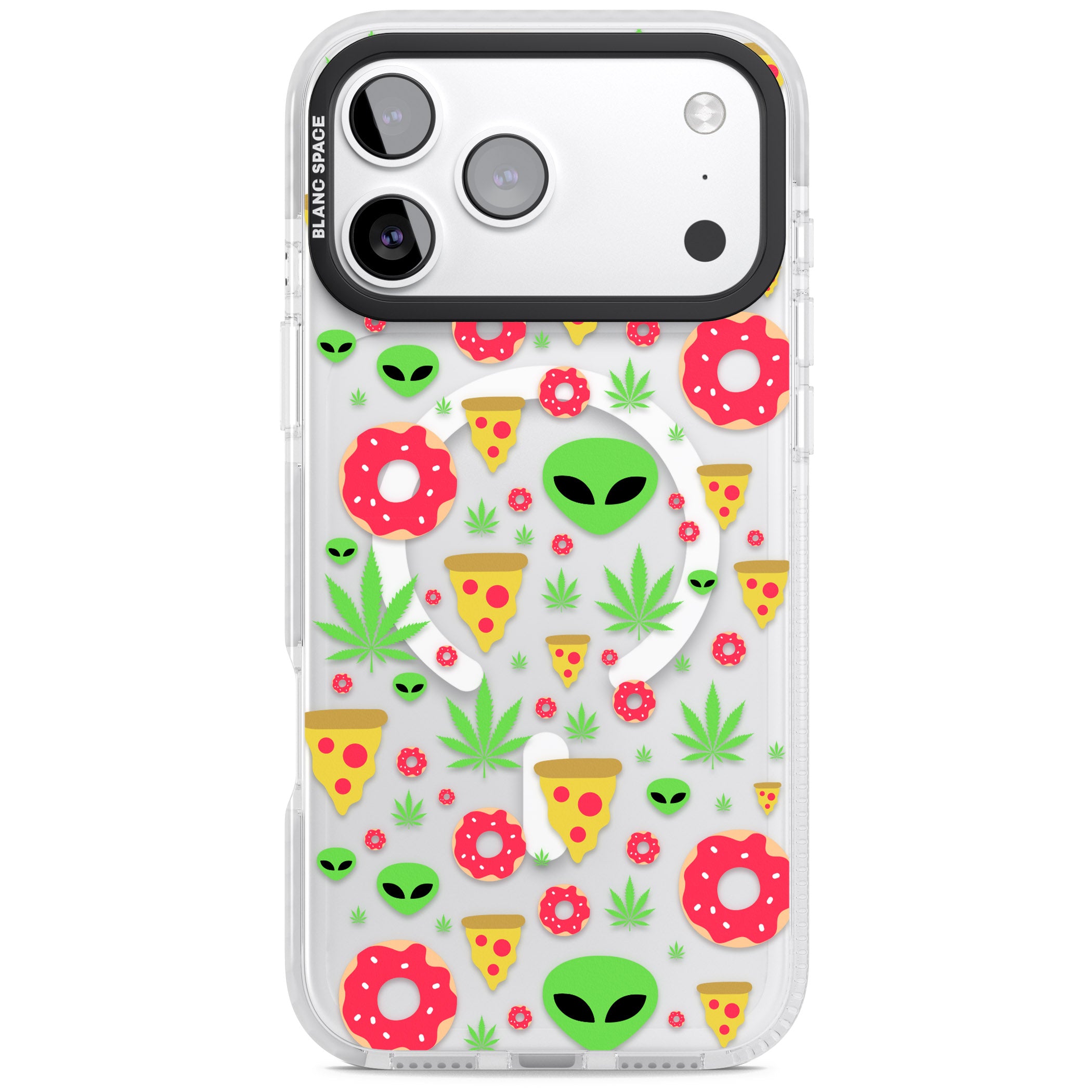 Martians & Munchies iPhone 17 Pro Max Impact Pro Clear Phone Case