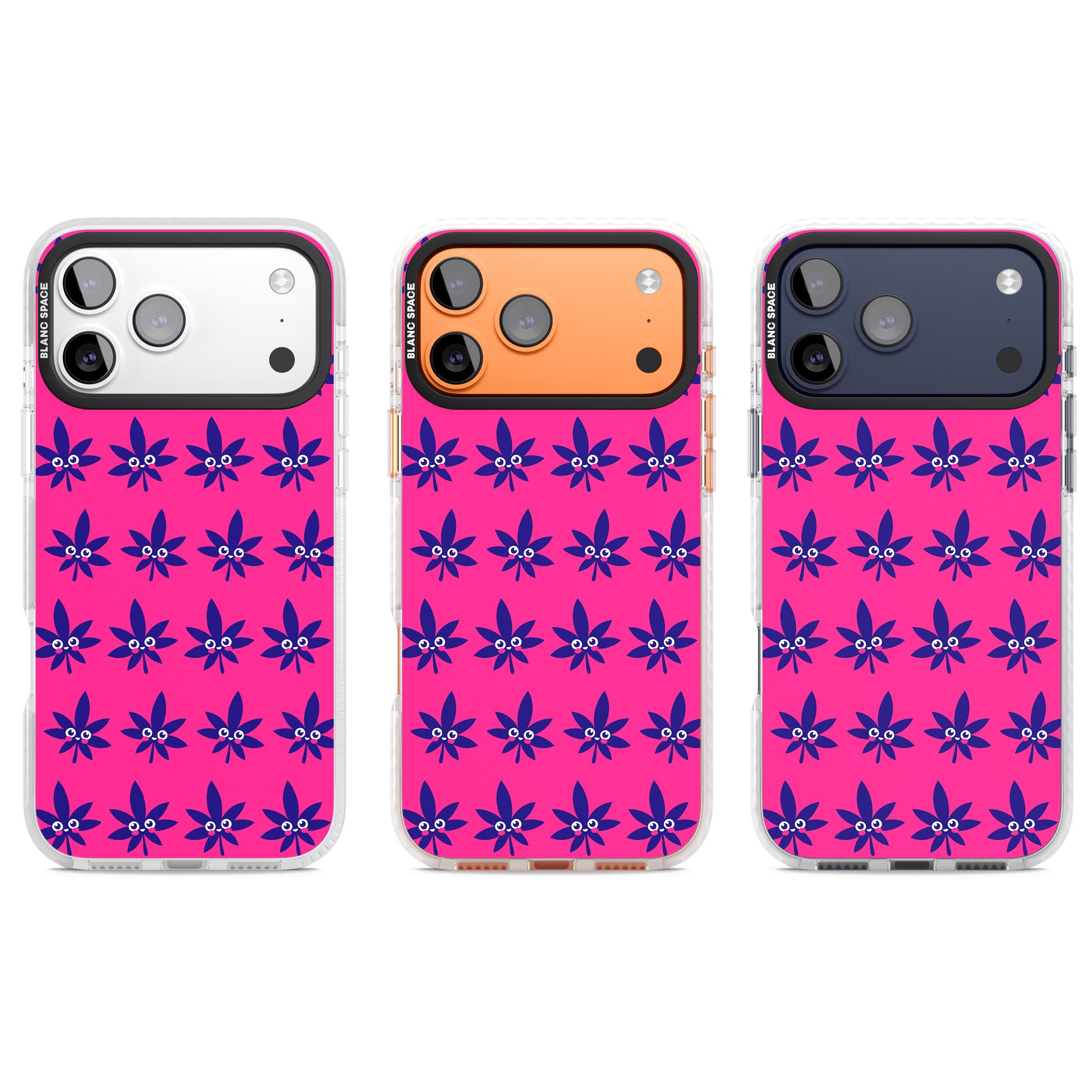 Pink Sativa iPhone 17 Pro Impact Pro Clear Phone Case APT Impact Protection