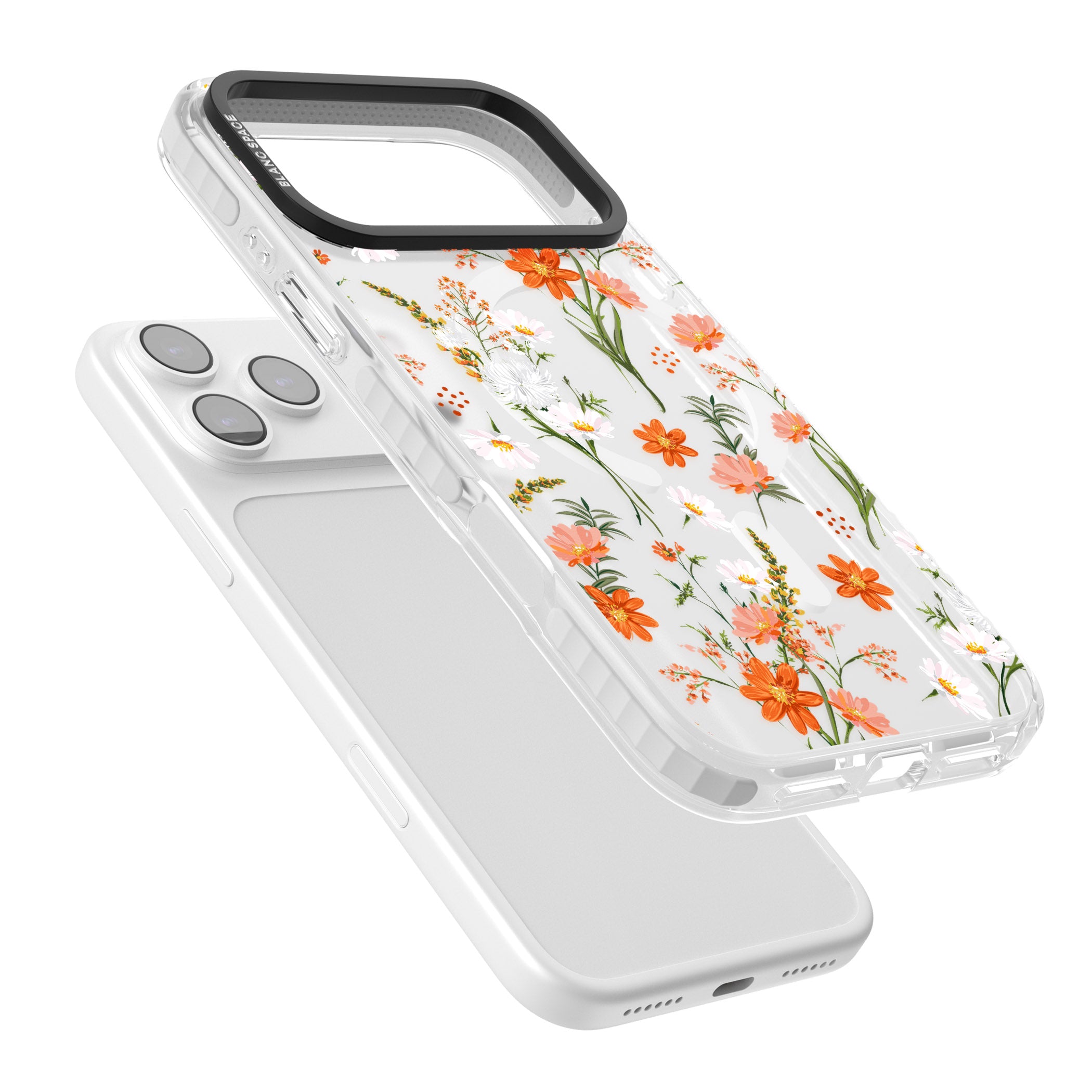 Sunset Wildflowers iPhone 17 Pro Max Impact Pro Clear Phone Case Colours