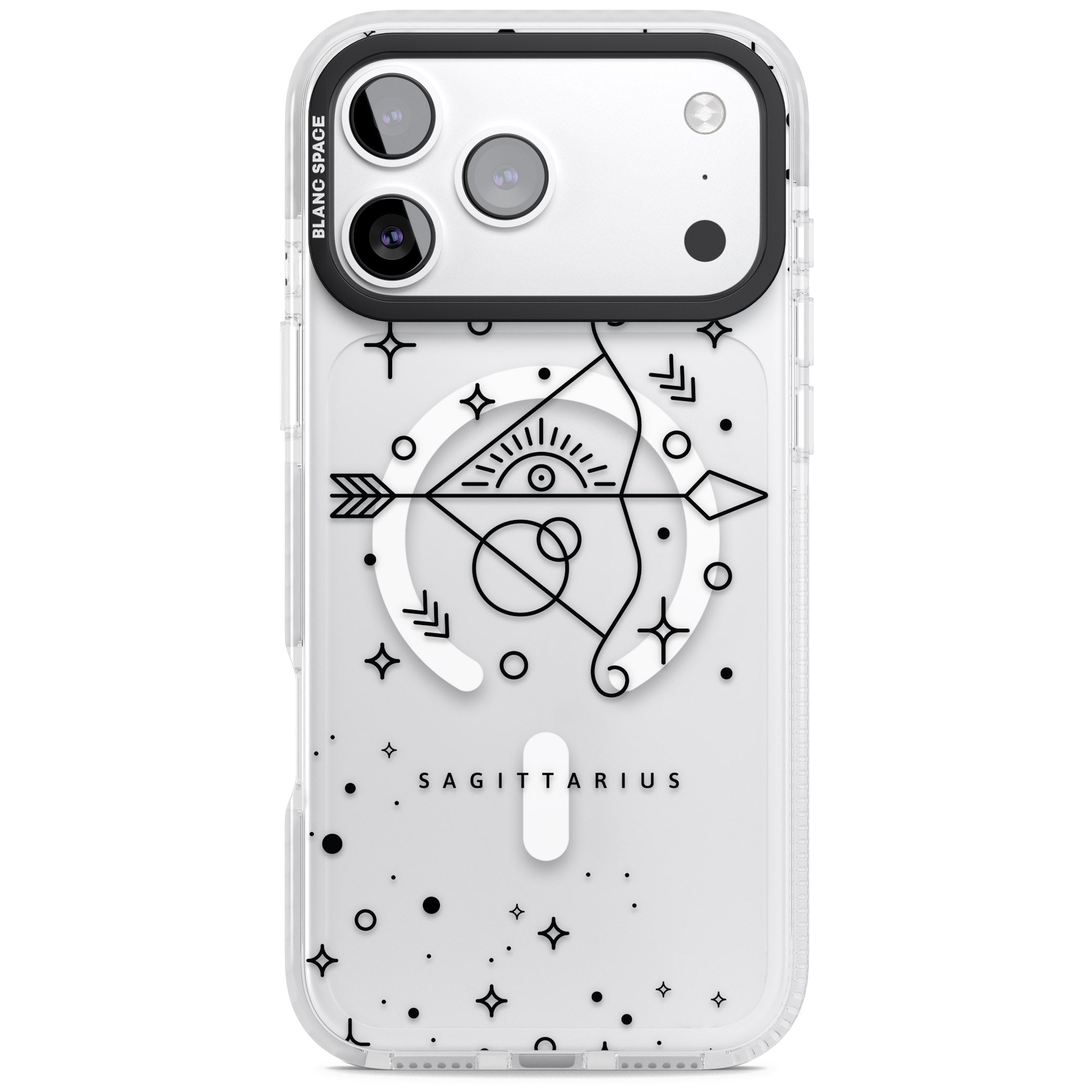 Sagittarius Arcane iPhone 17 Pro Max Impact Pro Clear Phone Case