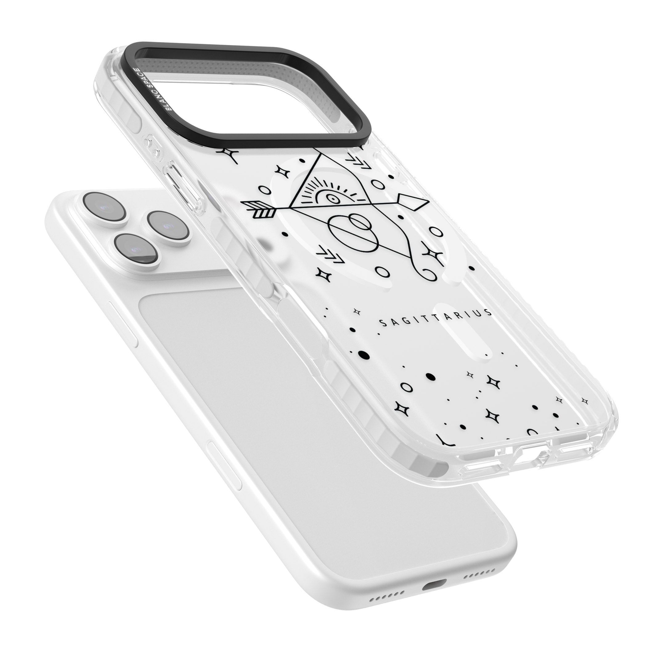 Sagittarius Arcane iPhone 17 Pro Max Impact Pro Clear Phone Case Colours