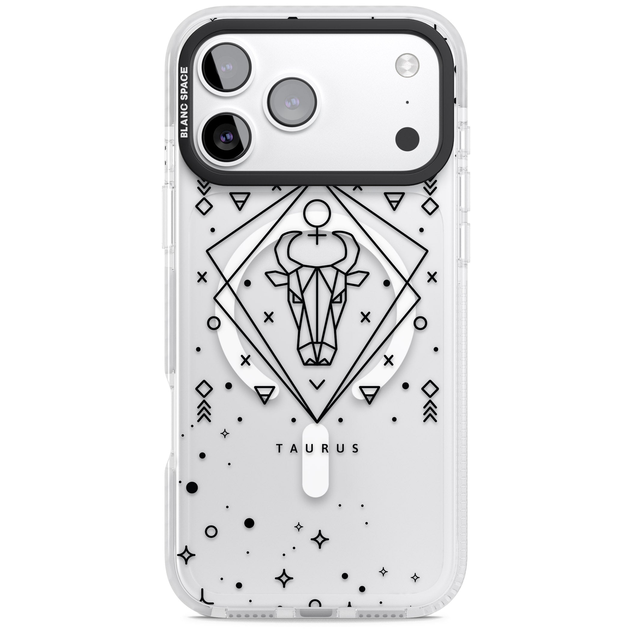 Taurus Emblem iPhone 17 Pro Max Impact Pro Clear Phone Case