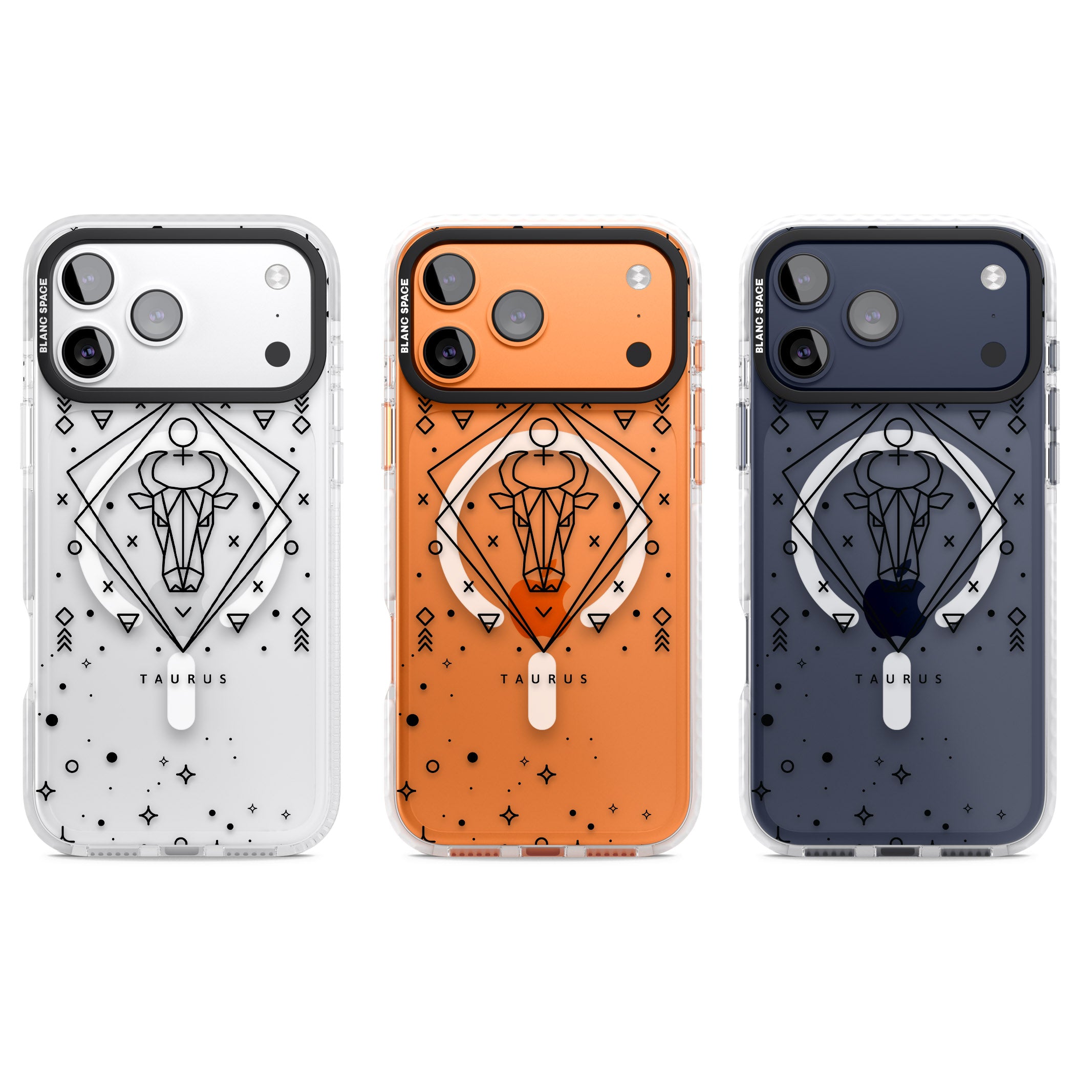 Taurus Emblem iPhone 17 Pro Impact Pro Clear Phone Case APT Impact Protection
