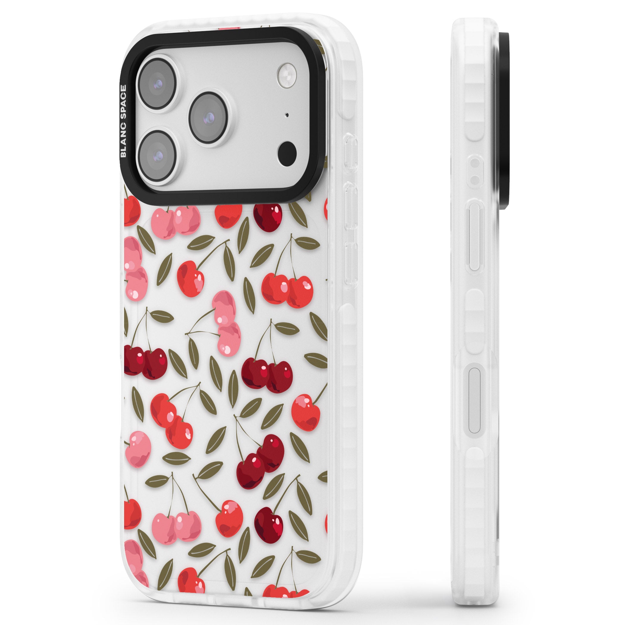 Cherry On Top iPhone 17 Pro Max Impact Clear Phone Case Side Profile