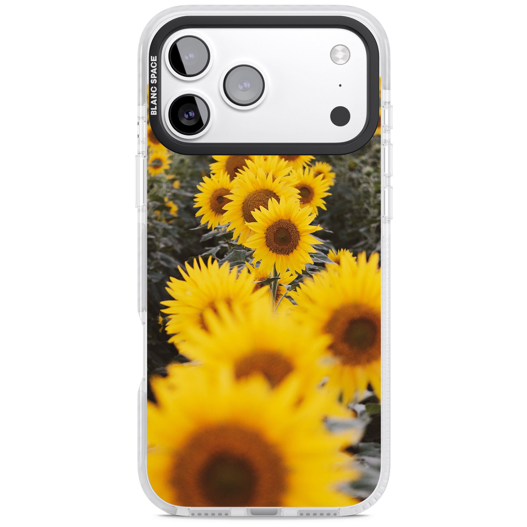 Sunflower Field iPhone 17 Pro Max Impact Clear Phone Case